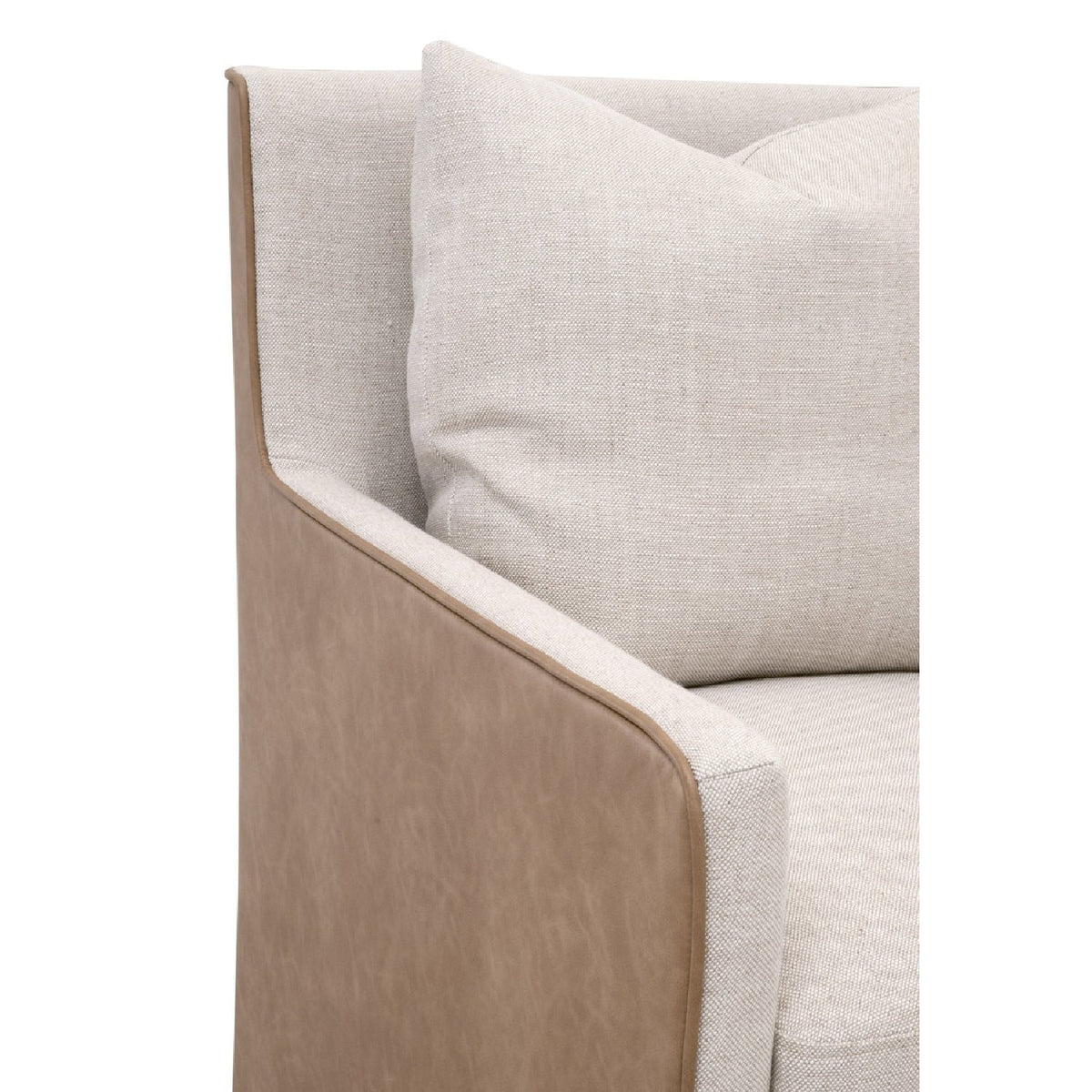 Two-Toned Wheeled Lounge Chair | Living Essentials Harmony