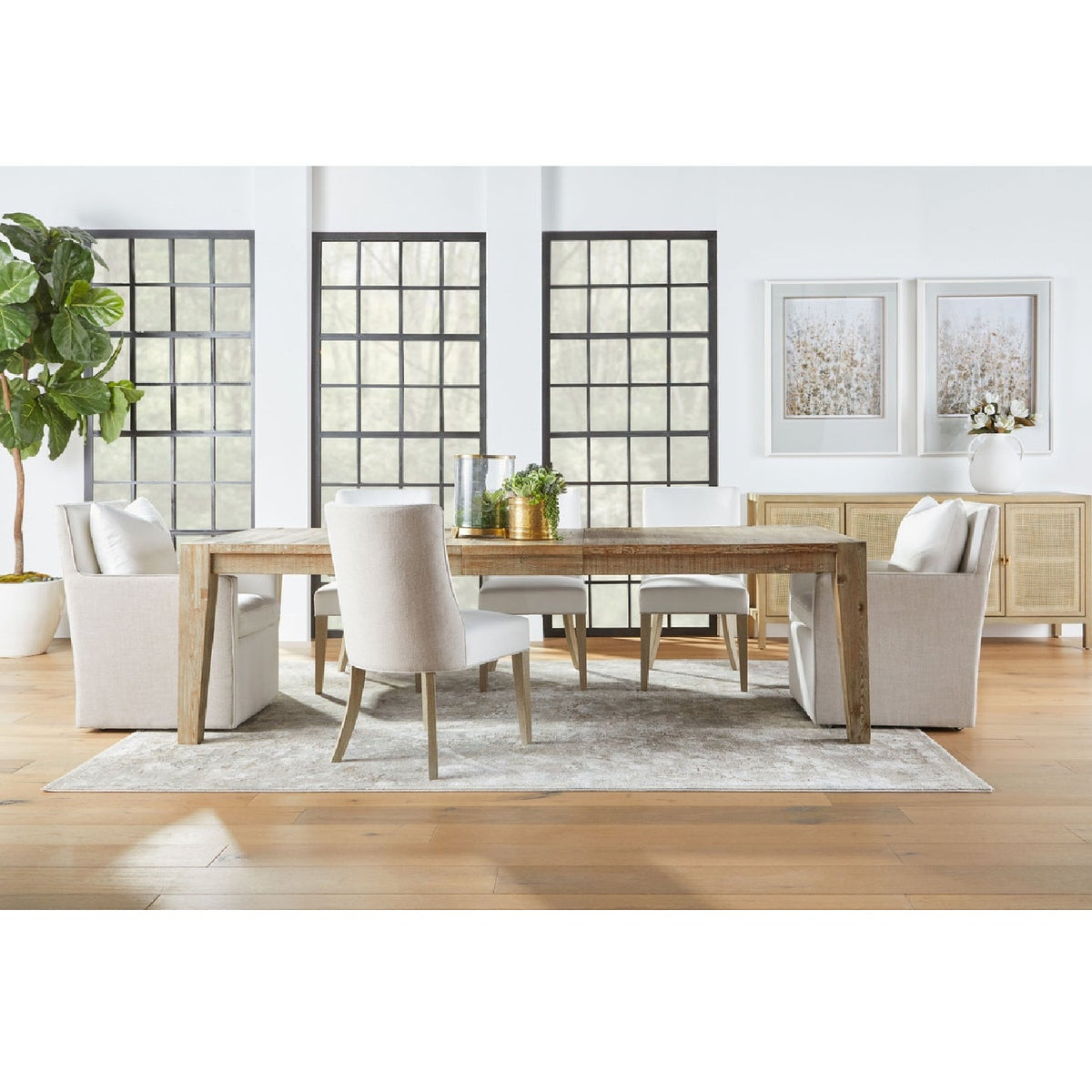 Two-Toned Wheeled Lounge Chair | Living Essentials Harmony