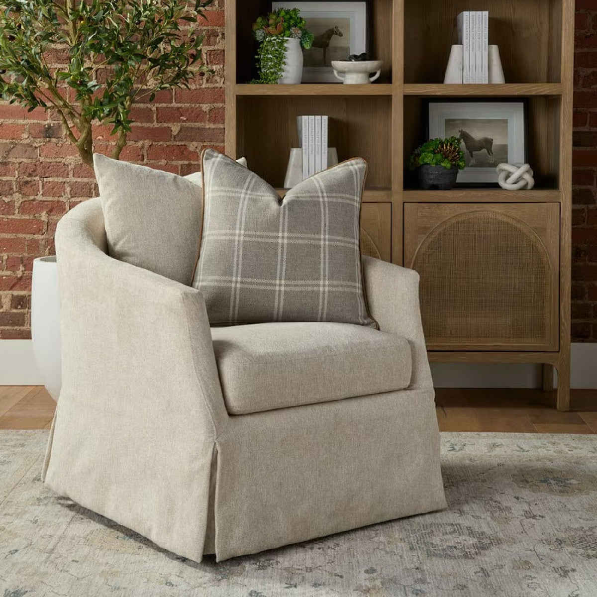 Piped Square Pillows (2) | Living Essentials The Not So Basic