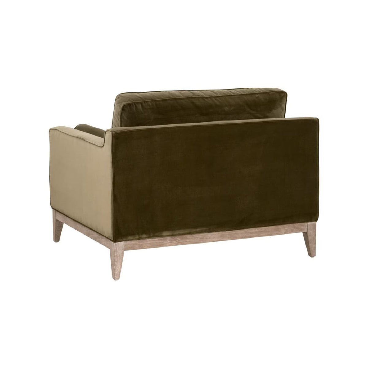 Velvet Modern Loveseat | Living Essentials Parker