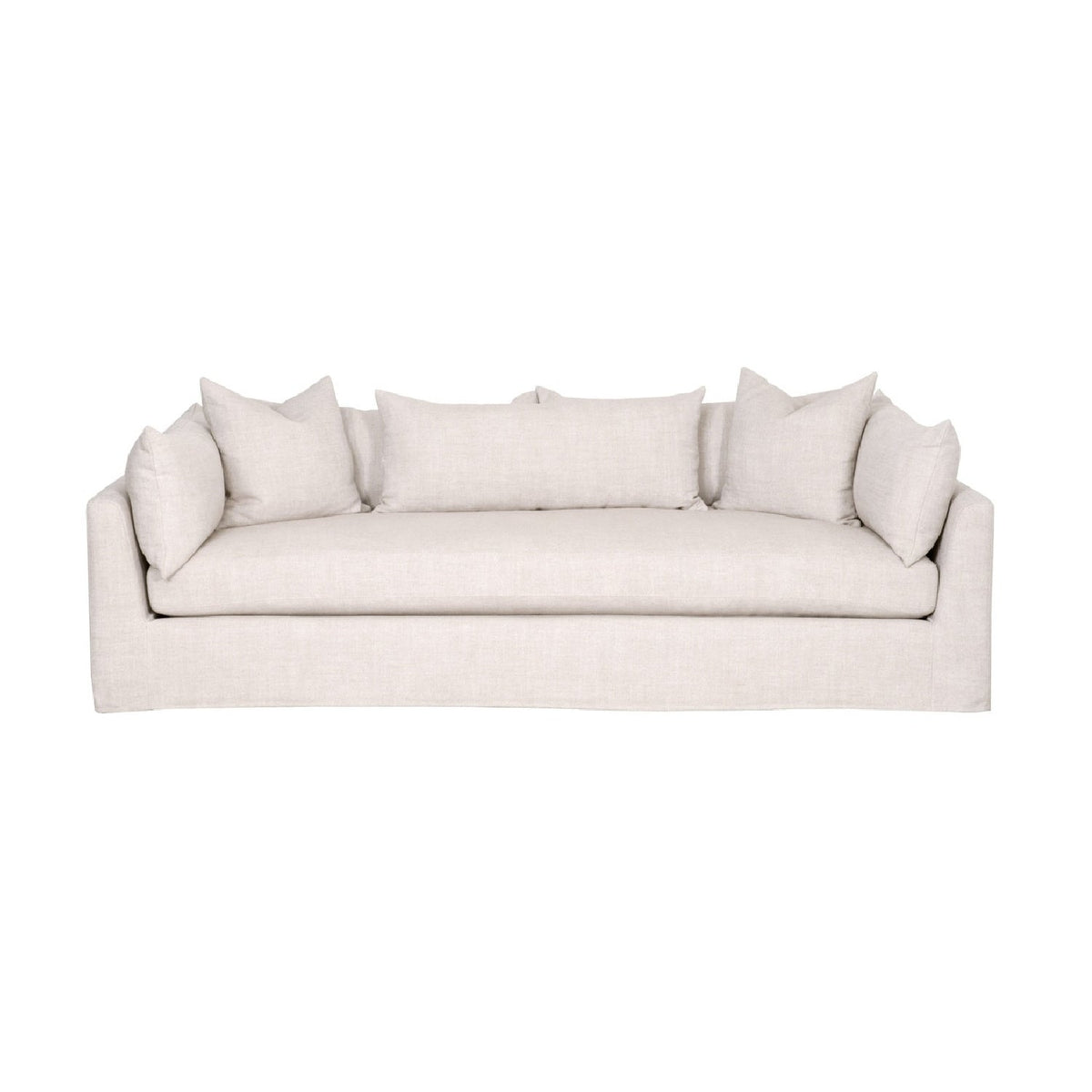 Modern European furniture - Cream Slipcover Sofa - www.oroa.com