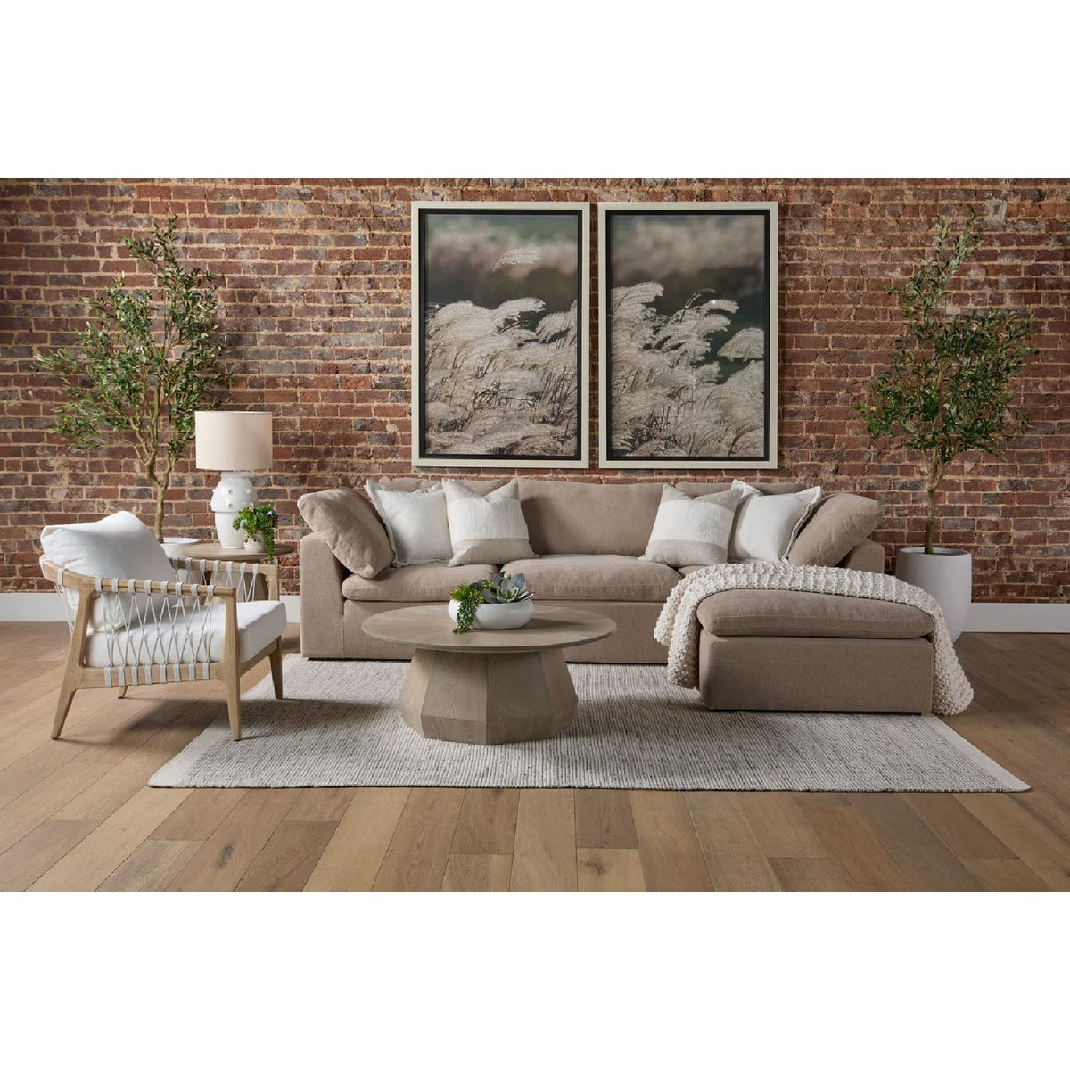 Modern European furniture - Square Cushioned Modular Ottoman - www.oroa.com