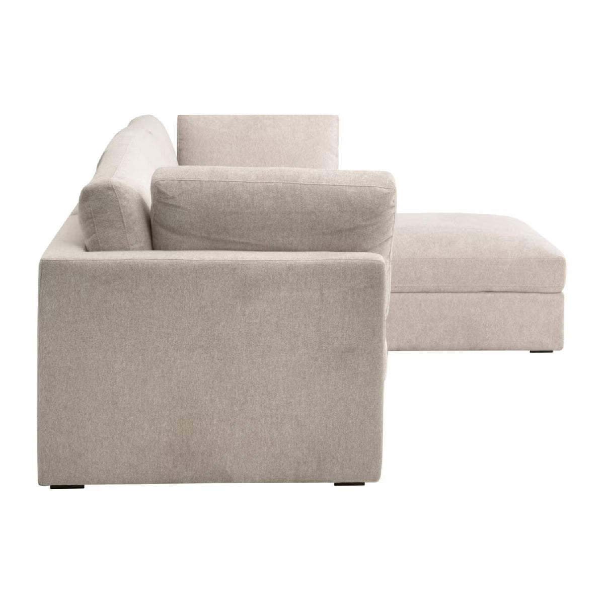 Modern European furniture - Beige Modular Sofa Chair - www.oroa.com