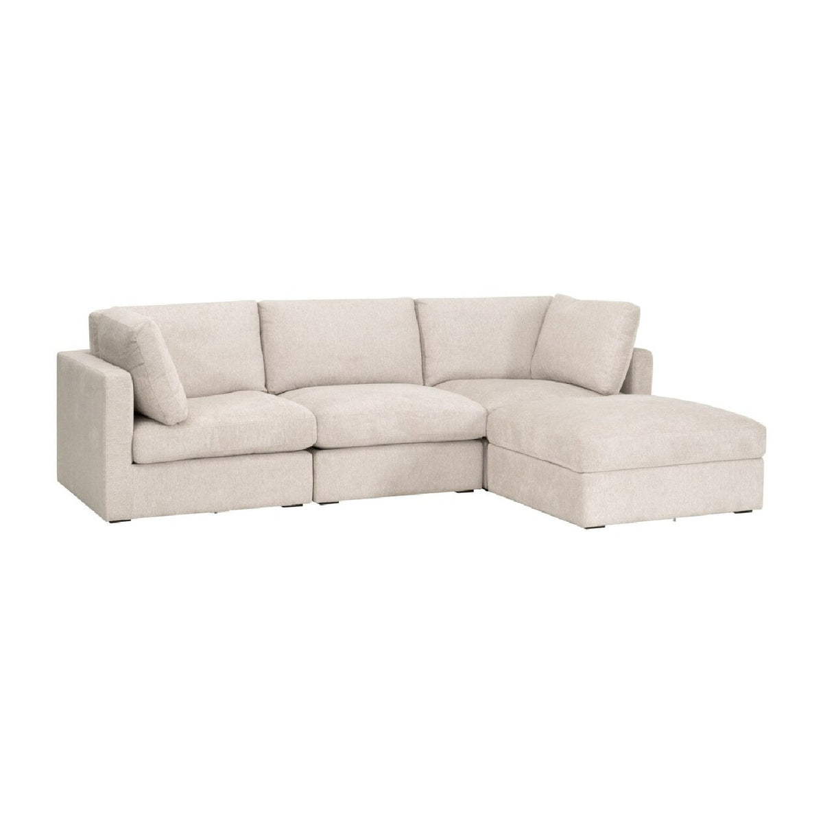 Modern European furniture - Beige Modular Sofa Chair - www.oroa.com