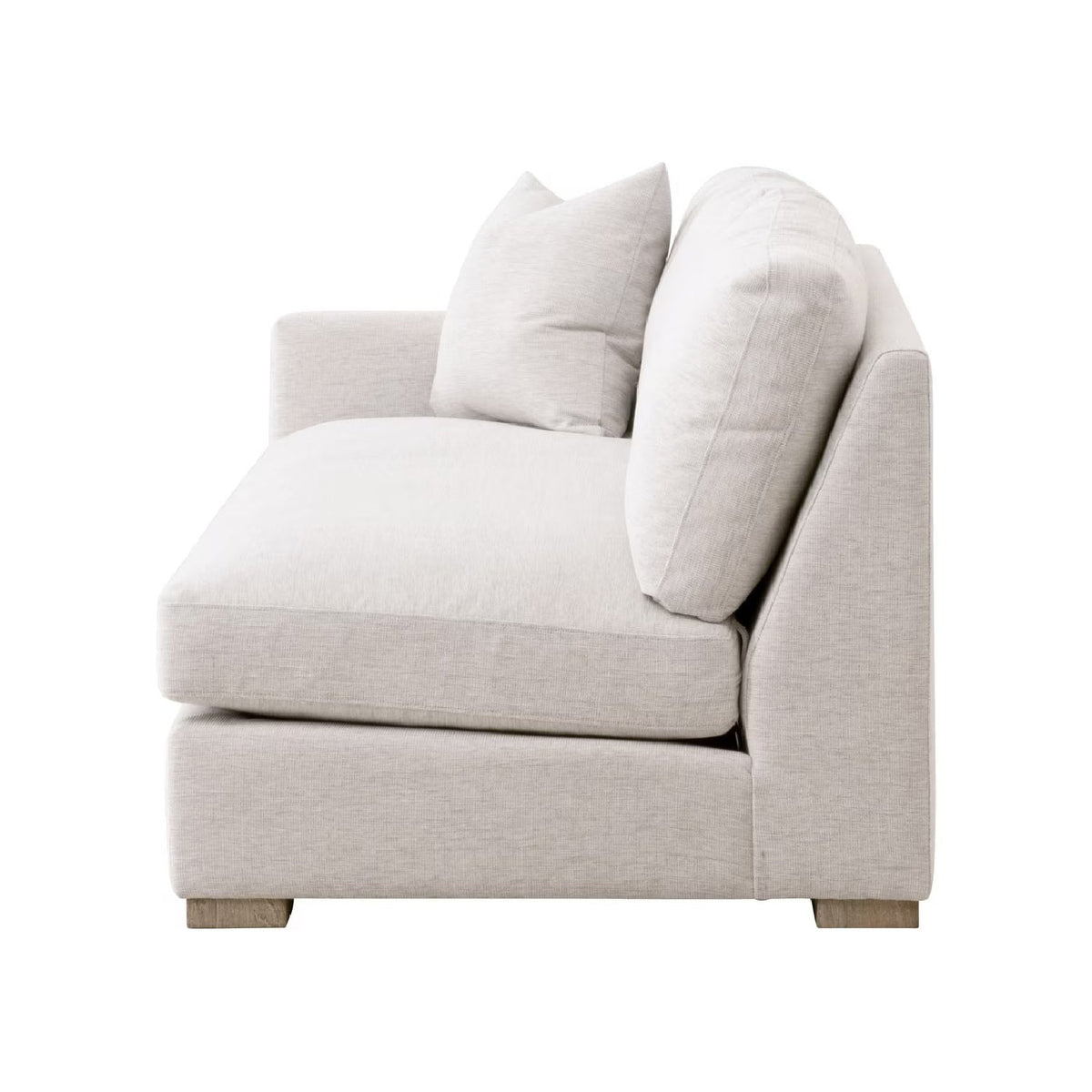 Gray Modular 2-Seater Sofa | Living Essentials Clara