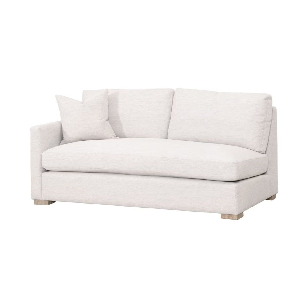 Gray Modular 2-Seater Sofa | Living Essentials Clara