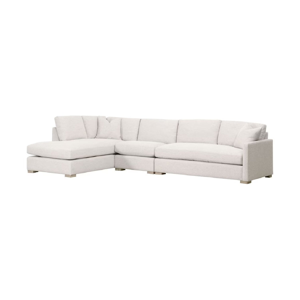 Gray Modular 2-Seater Sofa | Living Essentials Clara