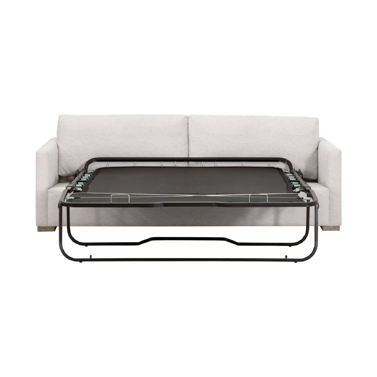 Modern European furniture - Gray Slim-Armed Queen Sleeper Sofa - www.oroa.com