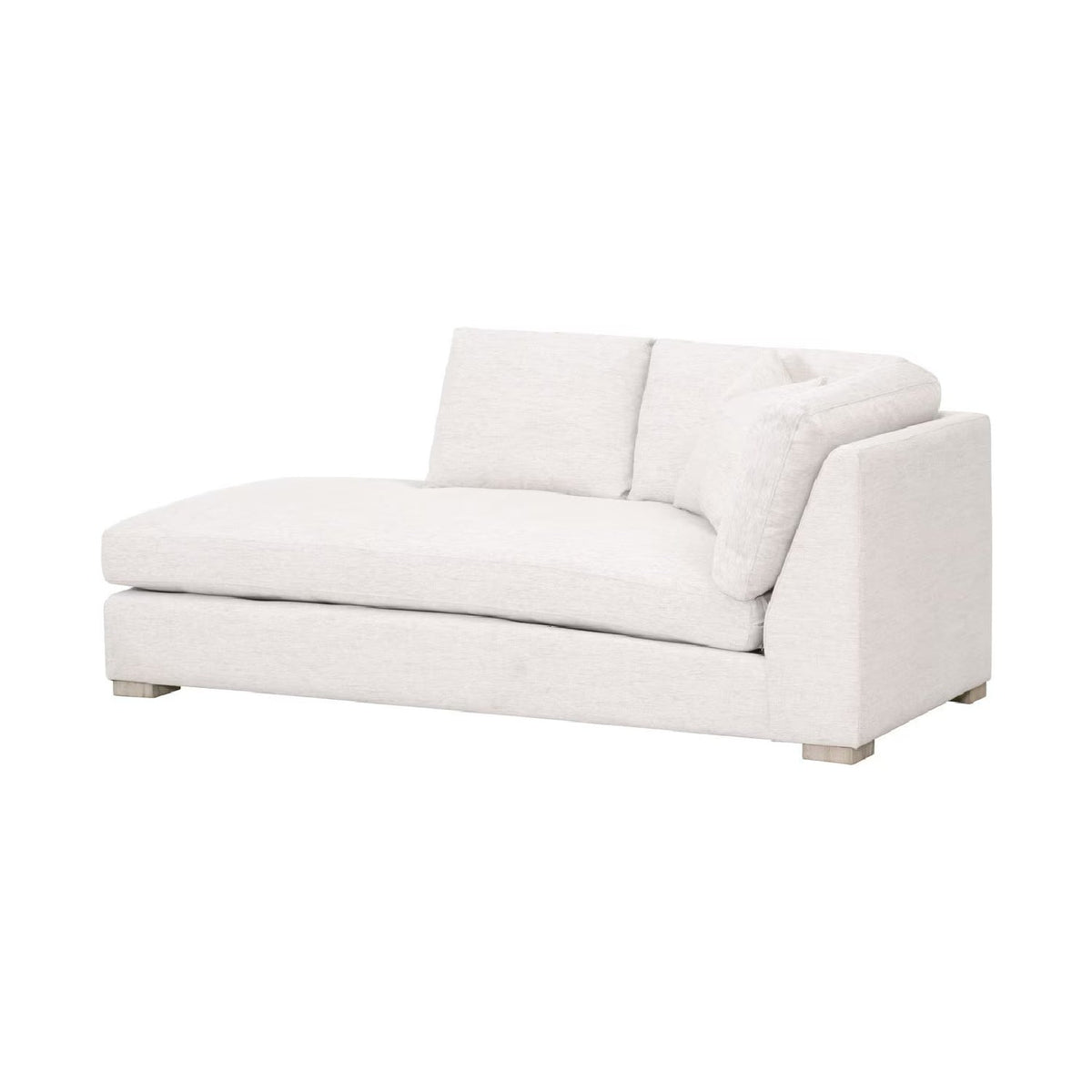 Gray Modular Chaise Lounge | Living Essentials Clara