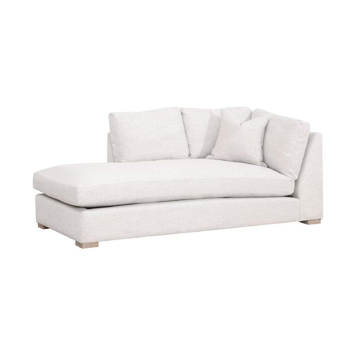 Gray Modular Chaise Lounge | Living Essentials Clara