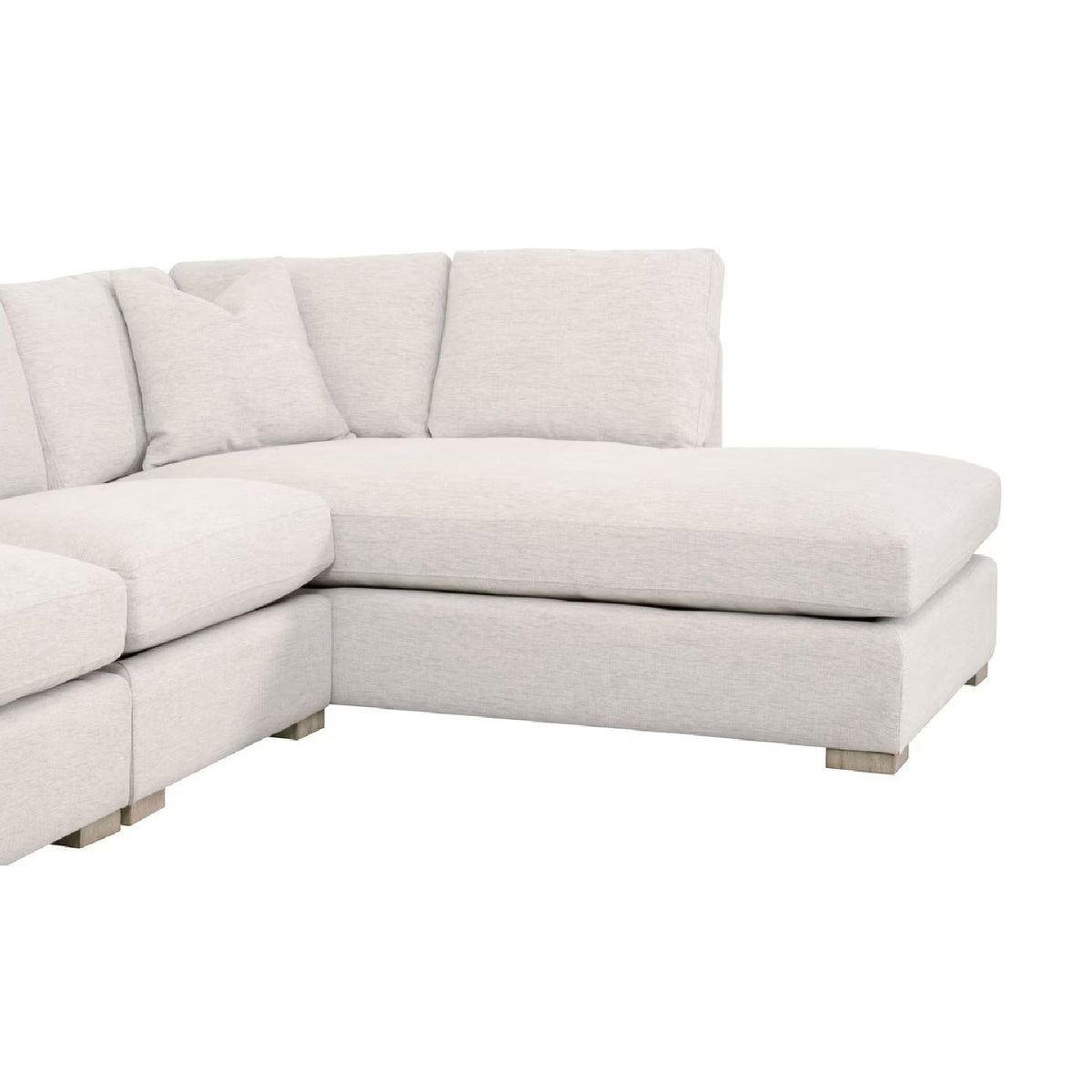 Gray Modular Chaise Lounge | Living Essentials Clara