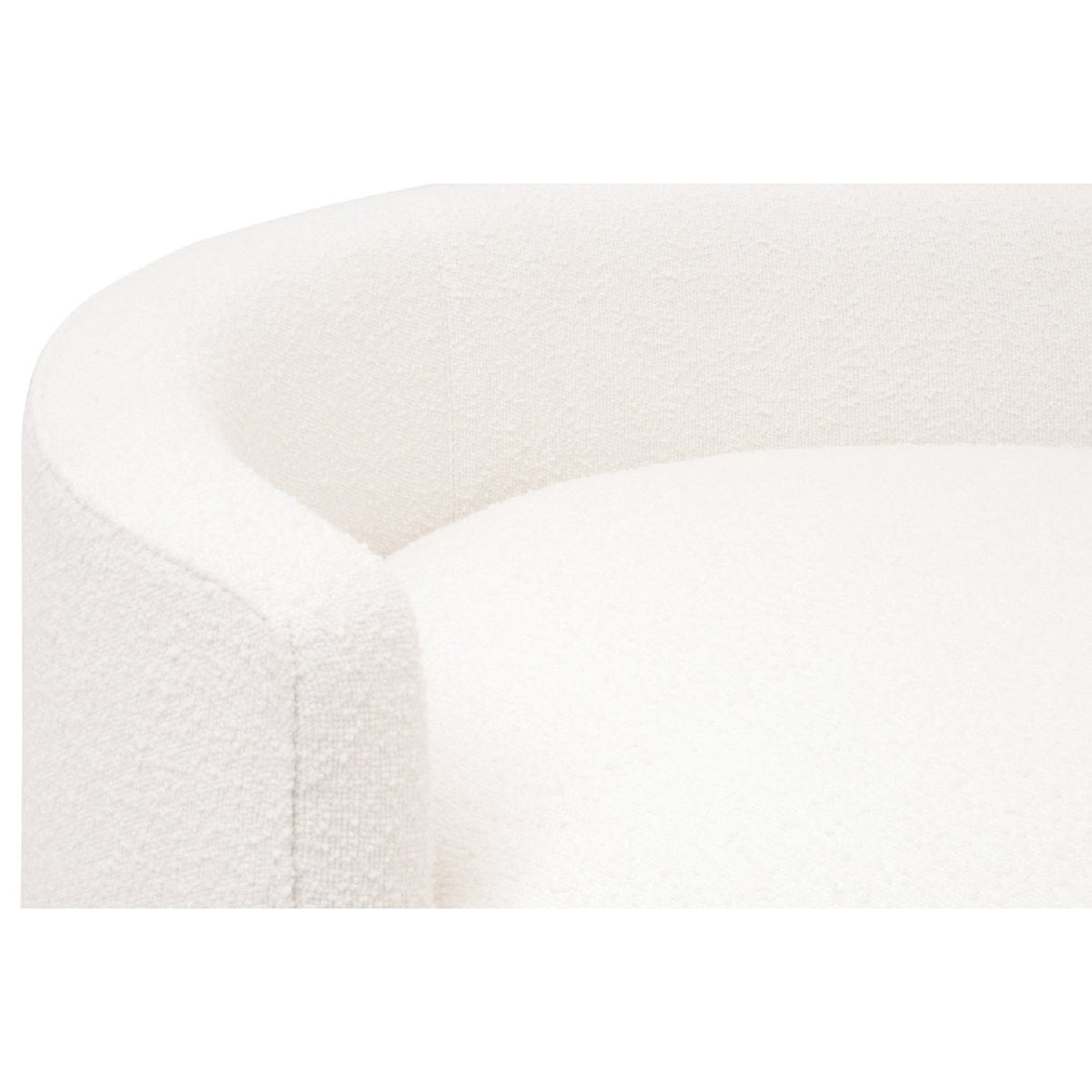 Round Petite Swivel Sofa | Living Essentials Lourne
