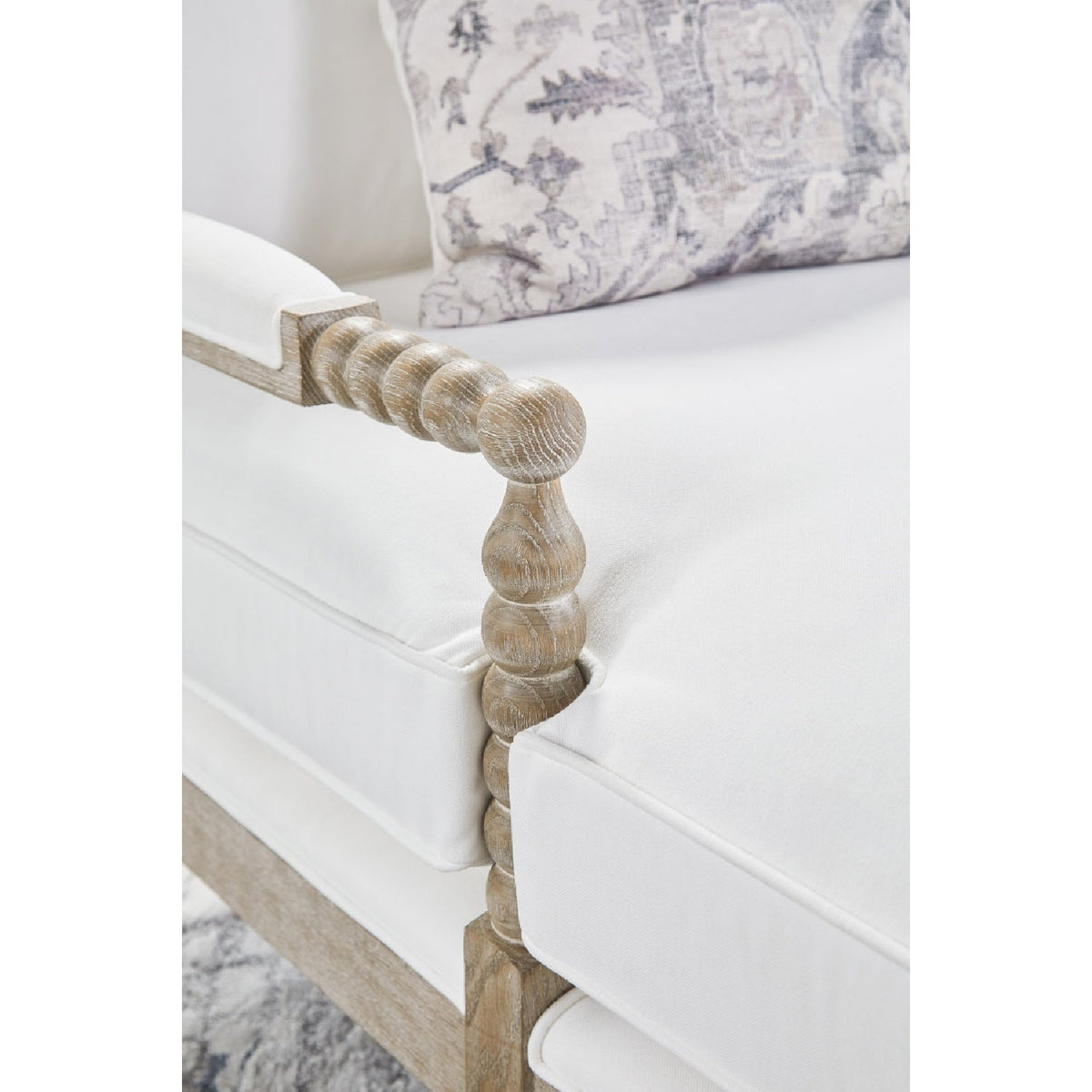 Gray Oak Chaise Lounge | Living Essentials Rouleau