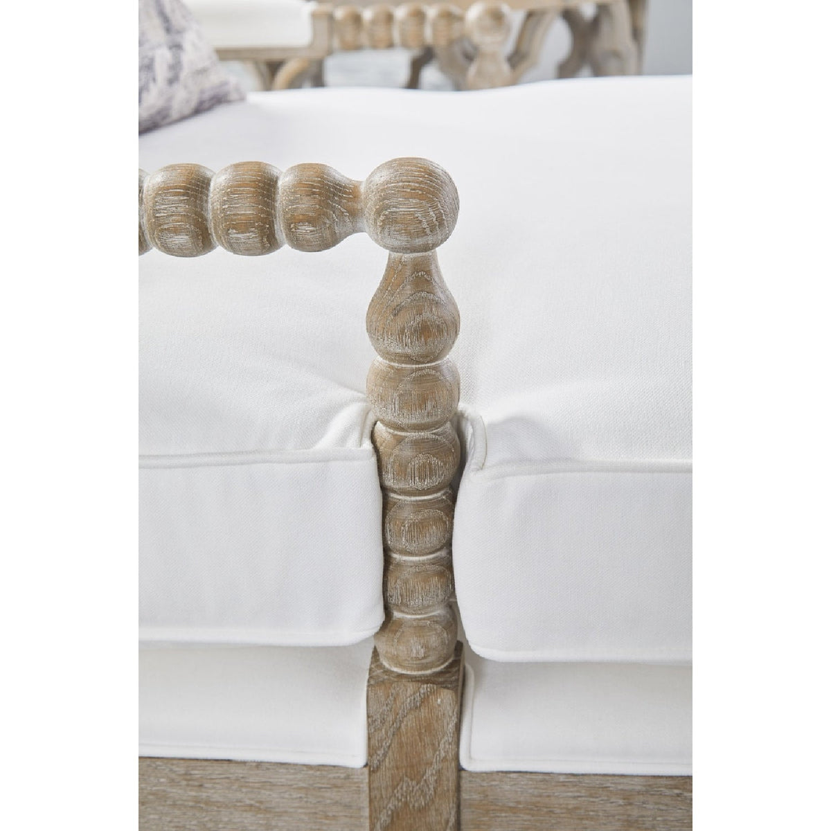 Gray Oak Chaise Lounge | Living Essentials Rouleau