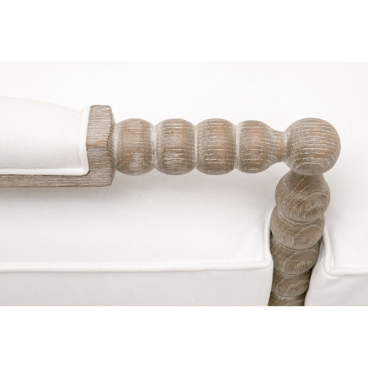 Gray Oak Chaise Lounge | Living Essentials Rouleau