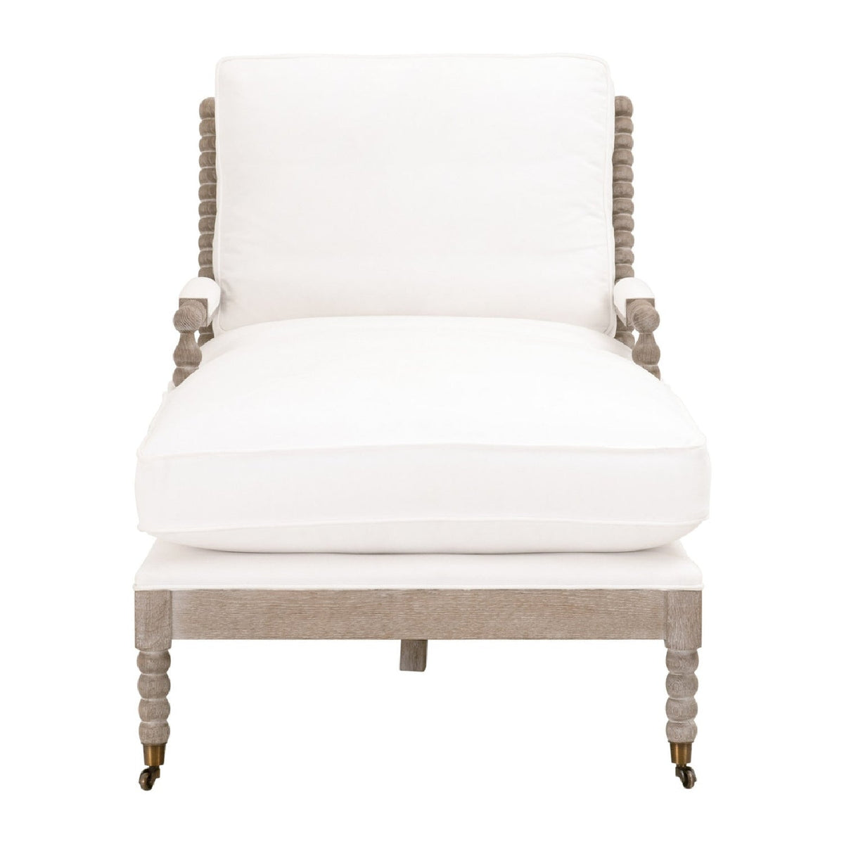 Gray Oak Chaise Lounge | Living Essentials Rouleau