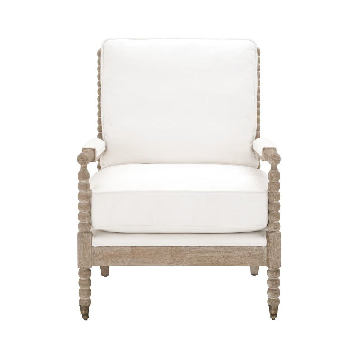 Modern European furniture - Cushioned Gray Oak Club Chair - www.oroa.com