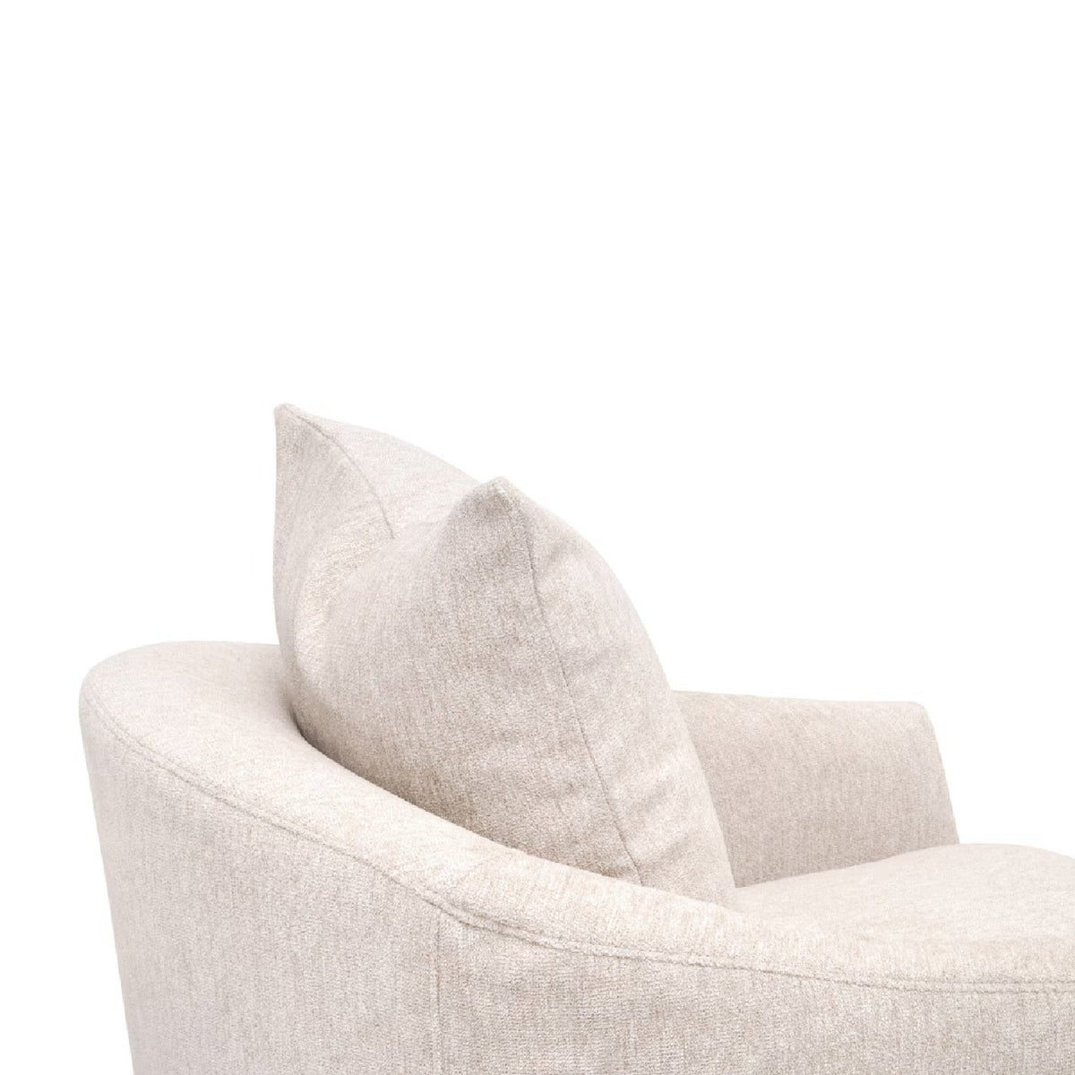 Skirted Swivel Club Chair | Living Essentials Faye
