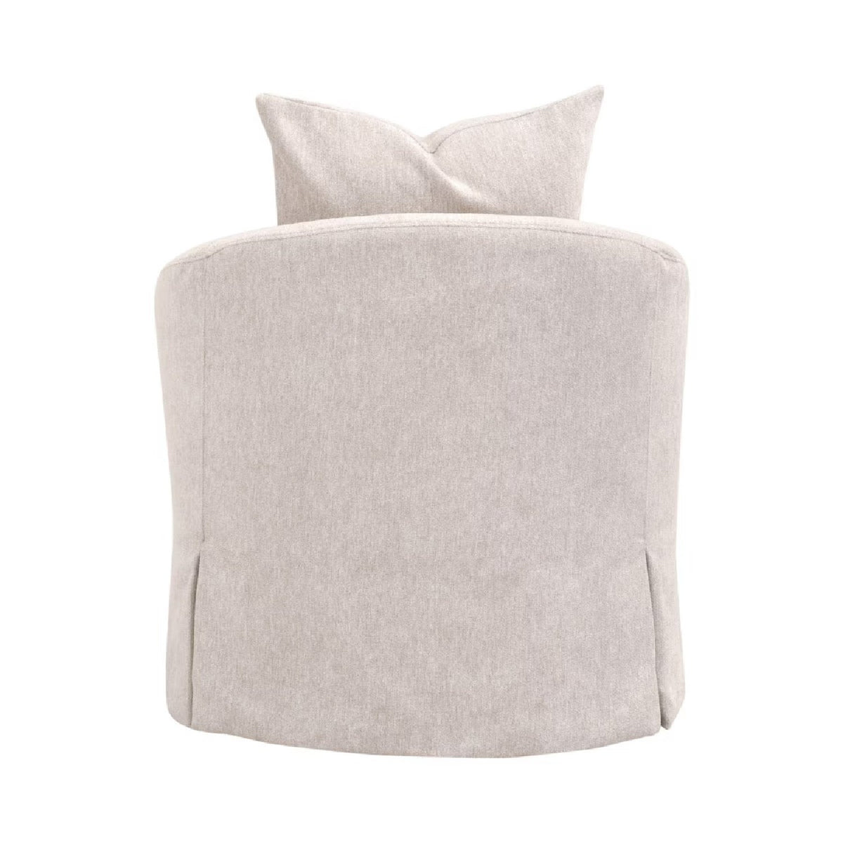 Skirted Swivel Club Chair | Living Essentials Faye