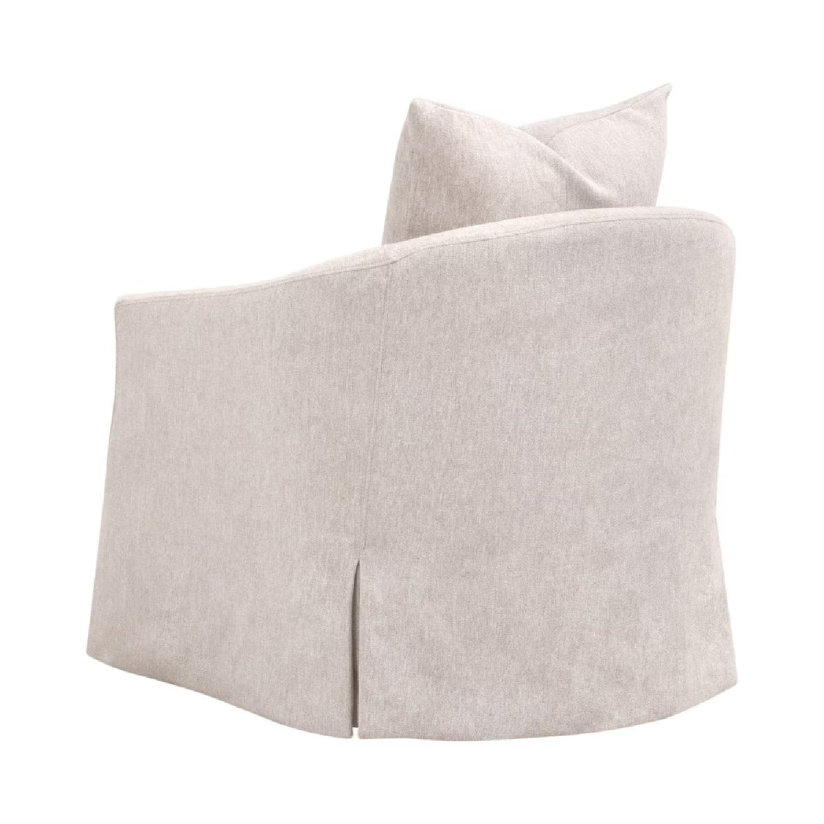 Skirted Swivel Club Chair | Living Essentials Faye