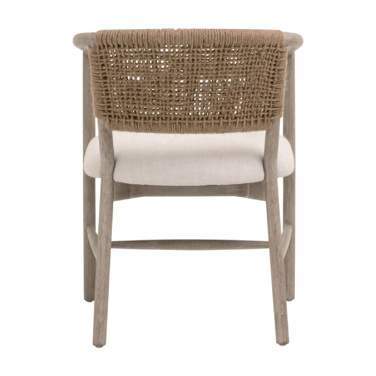 Modern European furniture - Jute Twine Back Accent Chair - www.oroa.com