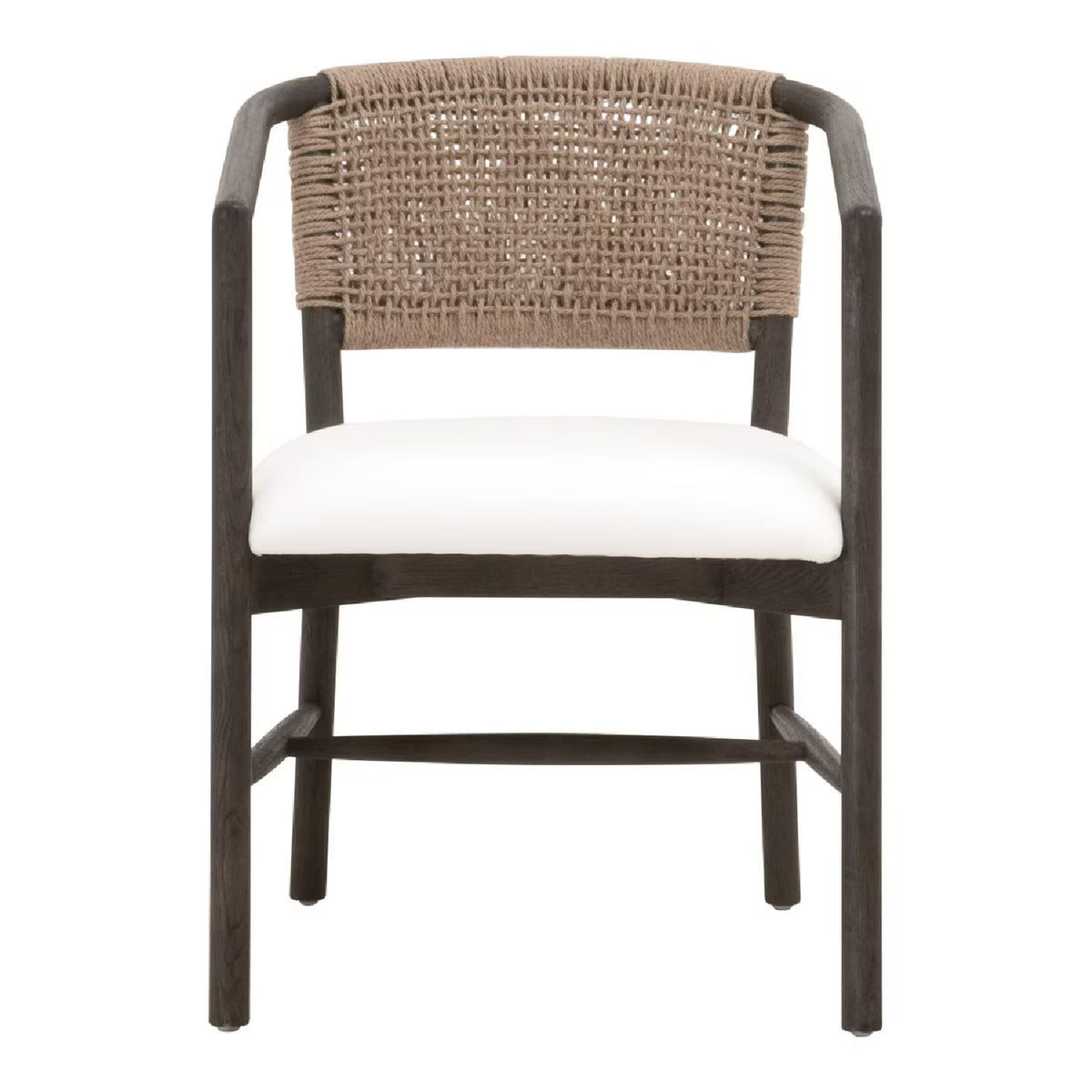 Modern European furniture - Jute Twine Back Accent Chair - www.oroa.com