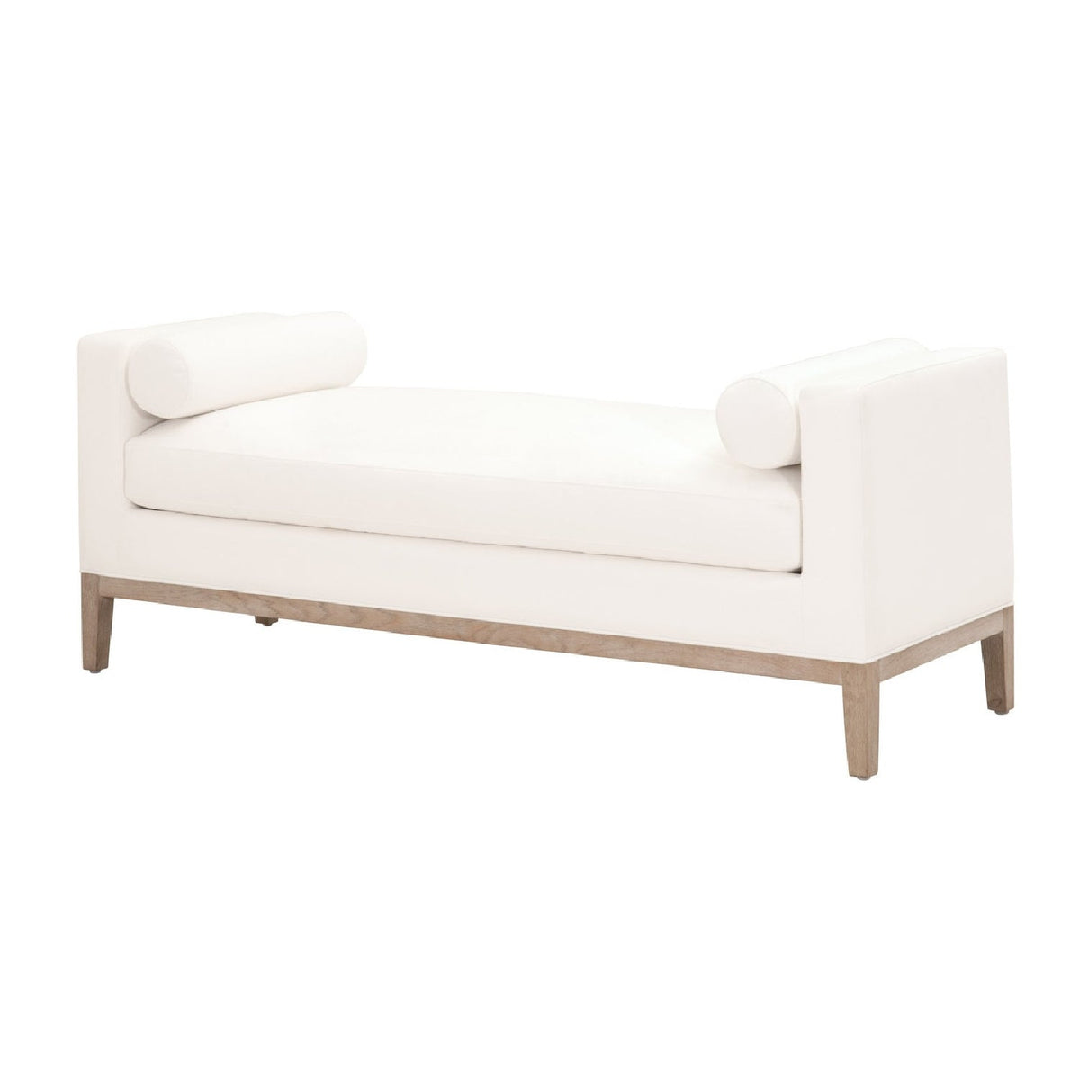 Modern European furniture - White Upholstered Bench - www.oroa.com