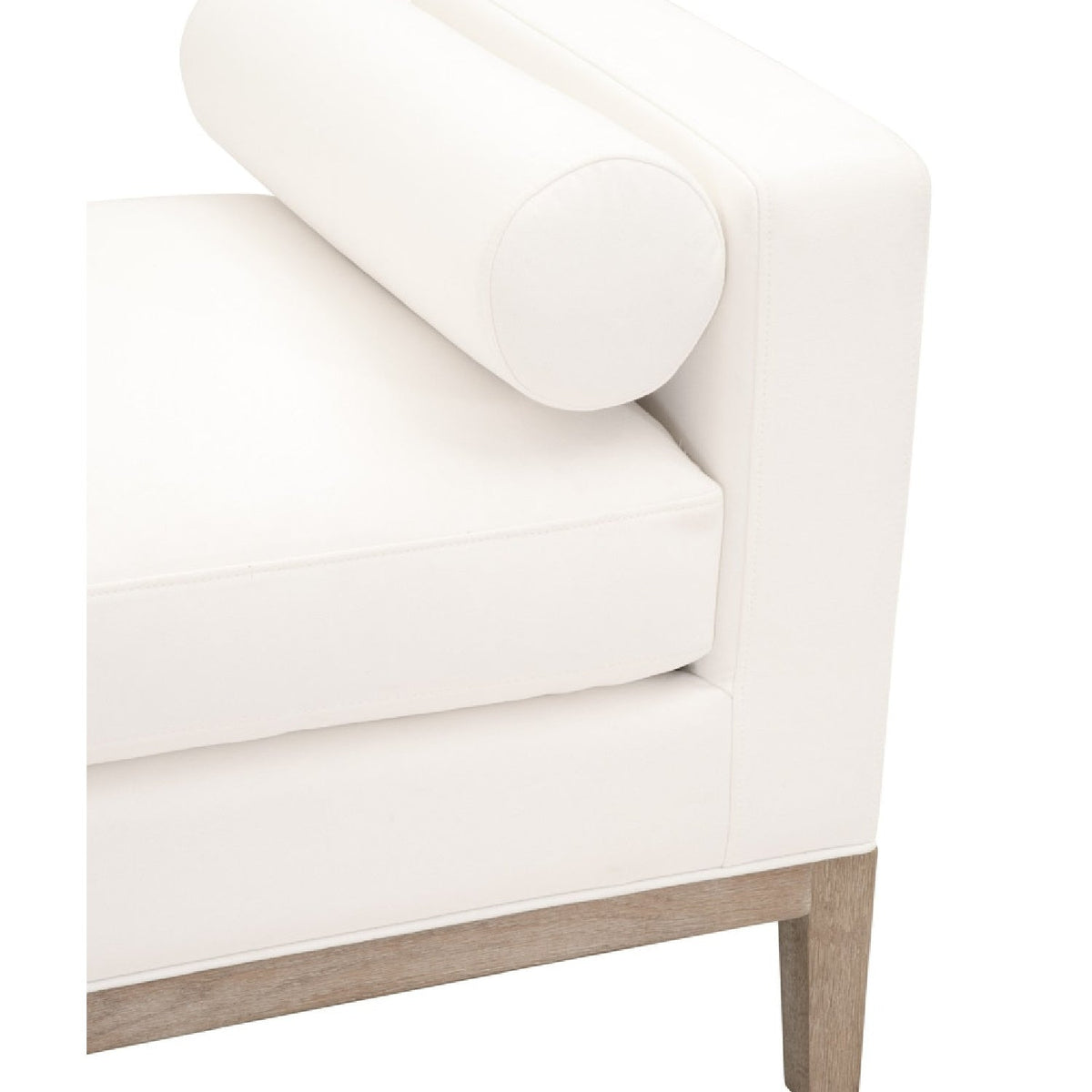 Modern European furniture - White Upholstered Bench - www.oroa.com