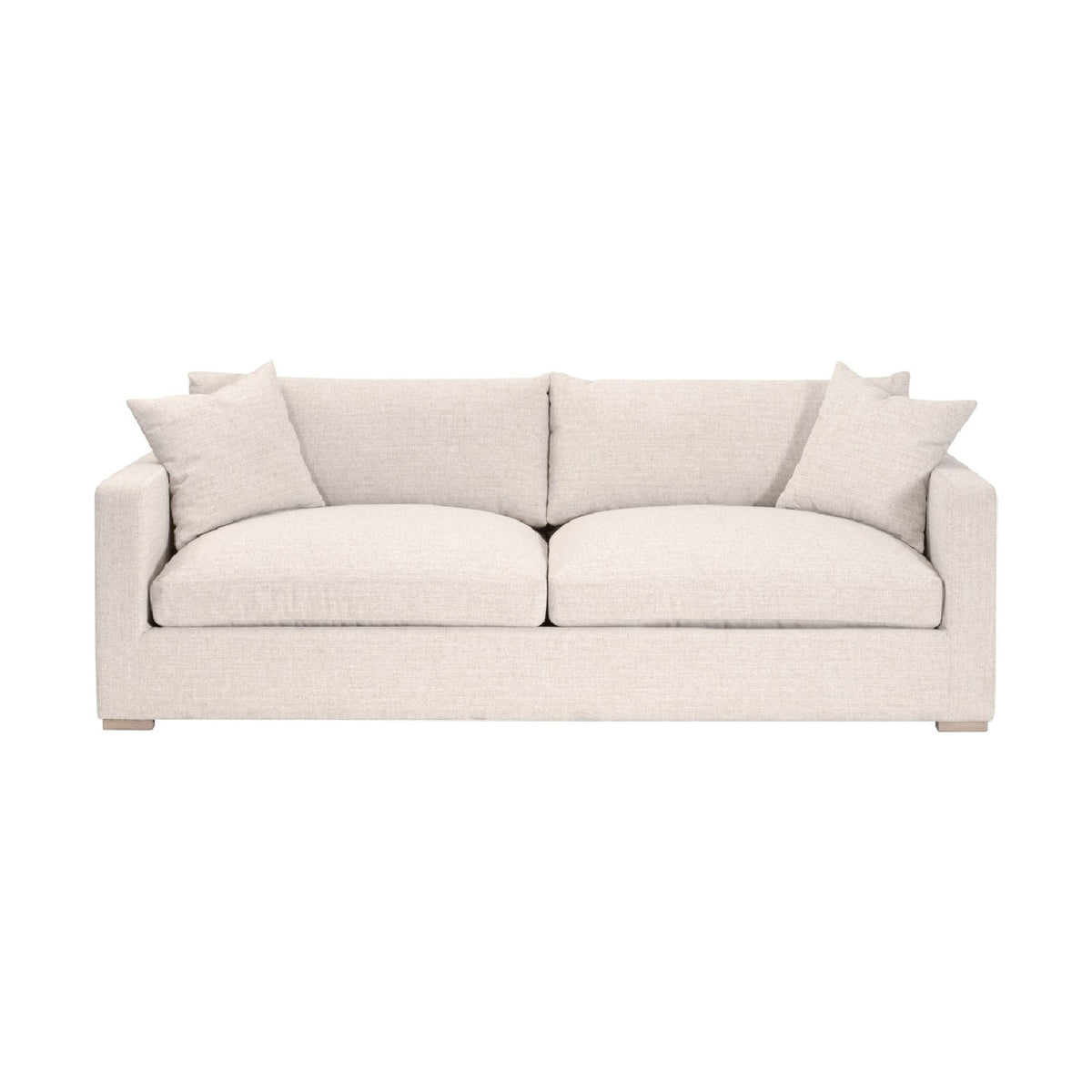 Modern European furniture - Beige Track-Armed Outdoor Sofa - www.oroa.com