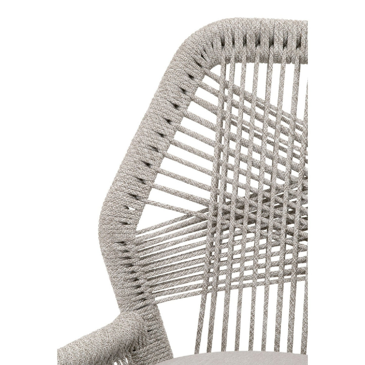 Modern European furniture - Woven Flat Rope Bar Stool - www.oroa.com