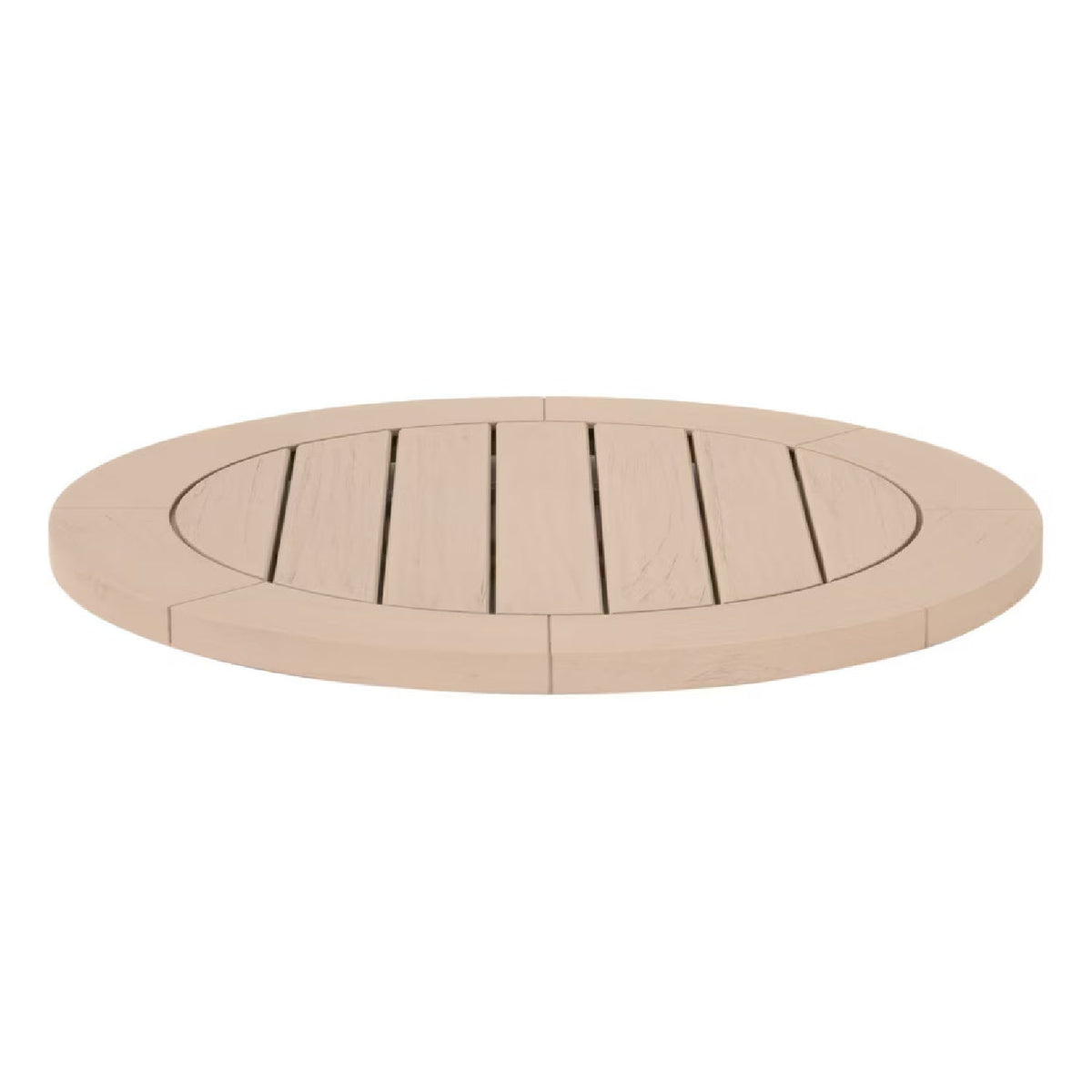 Round Teak Outdoor Dining Table | Living Essentials Boca