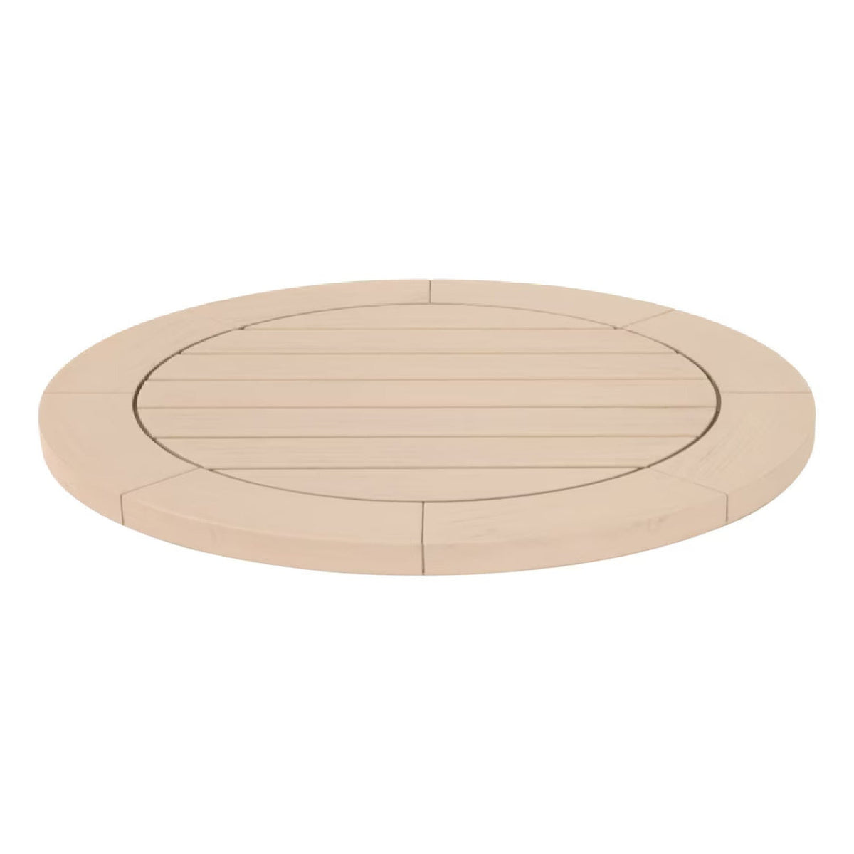 Round Teak Outdoor Dining Table | Living Essentials Boca