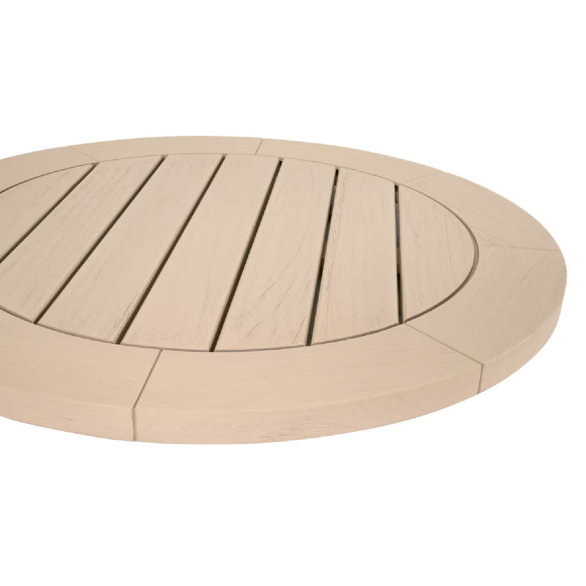 Round Teak Outdoor Dining Table | Living Essentials Boca