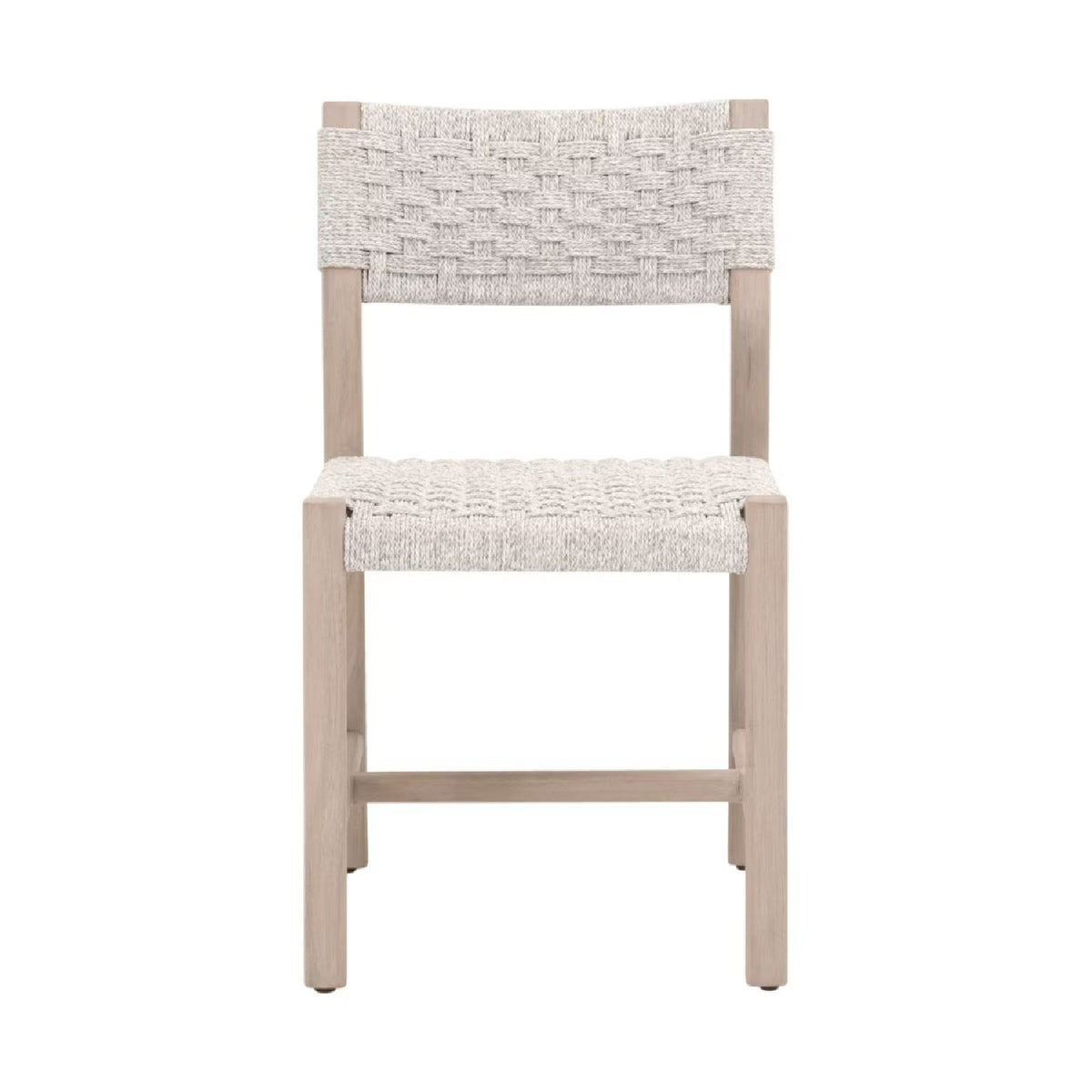 Modern European furniture - White Rope Indoor/Outdoor Dining Chairs (2) - www.oroa.com