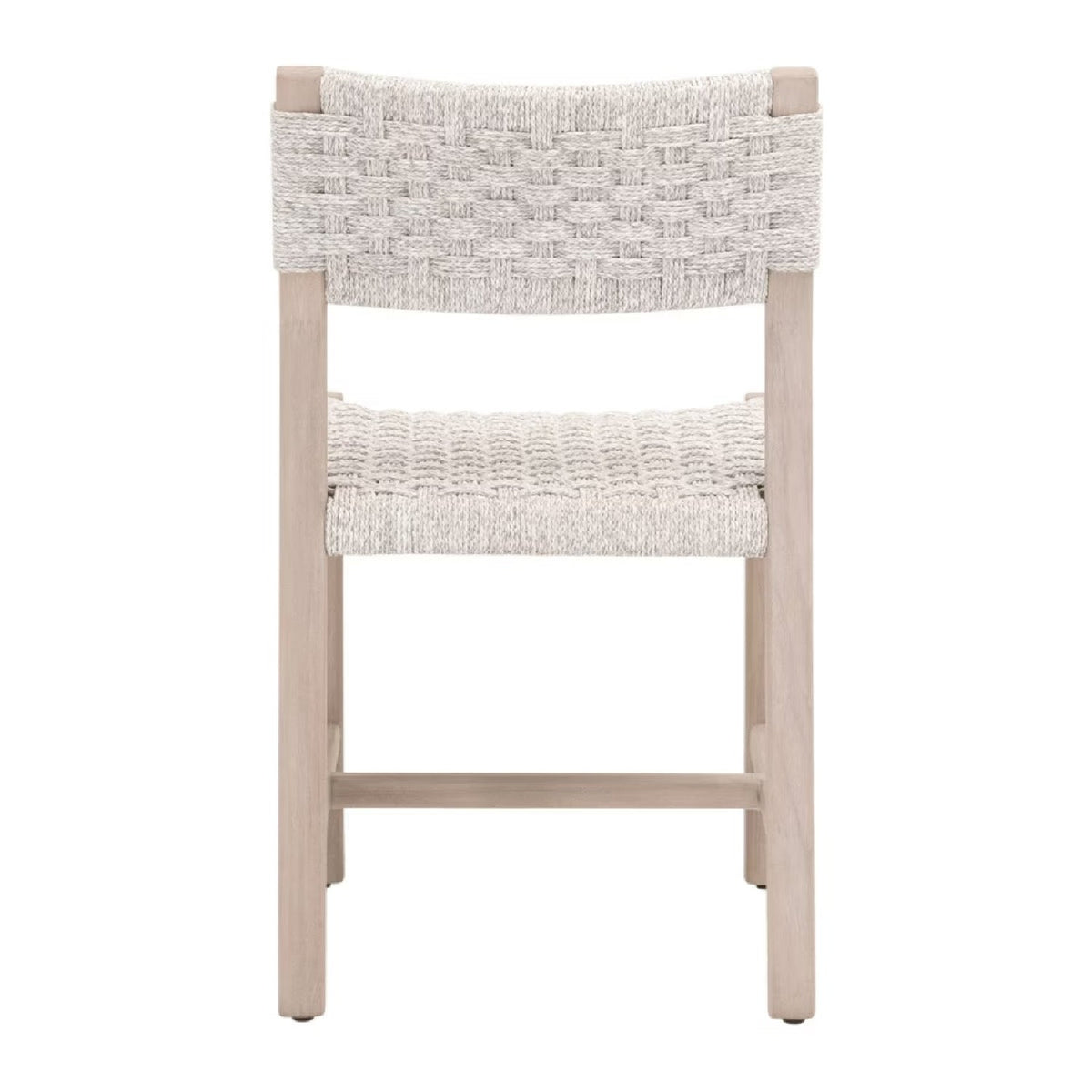 Modern European furniture - White Rope Indoor/Outdoor Dining Chairs (2) - www.oroa.com