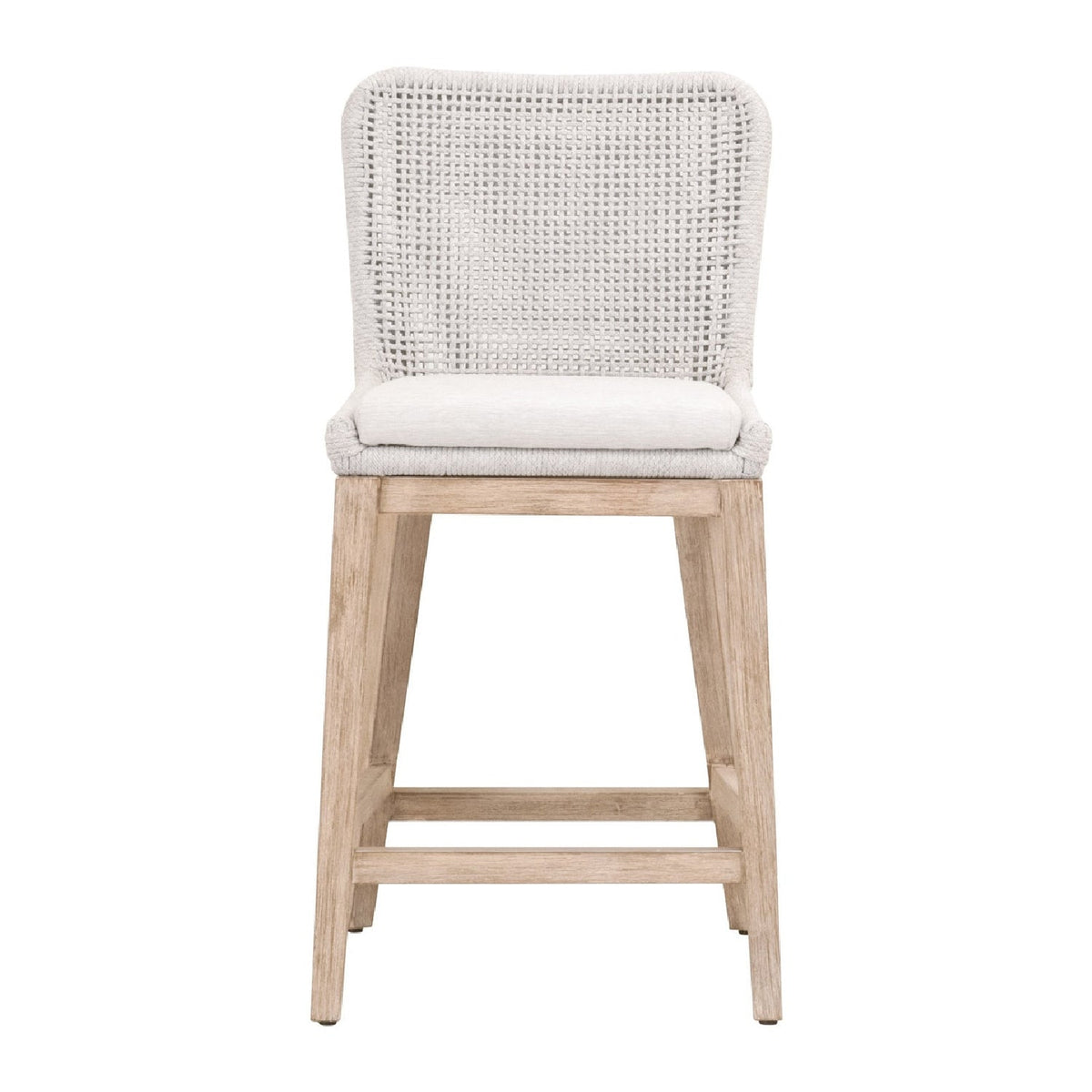 Modern European furniture - White Flat Rope Counter Stool - www.oroa.com