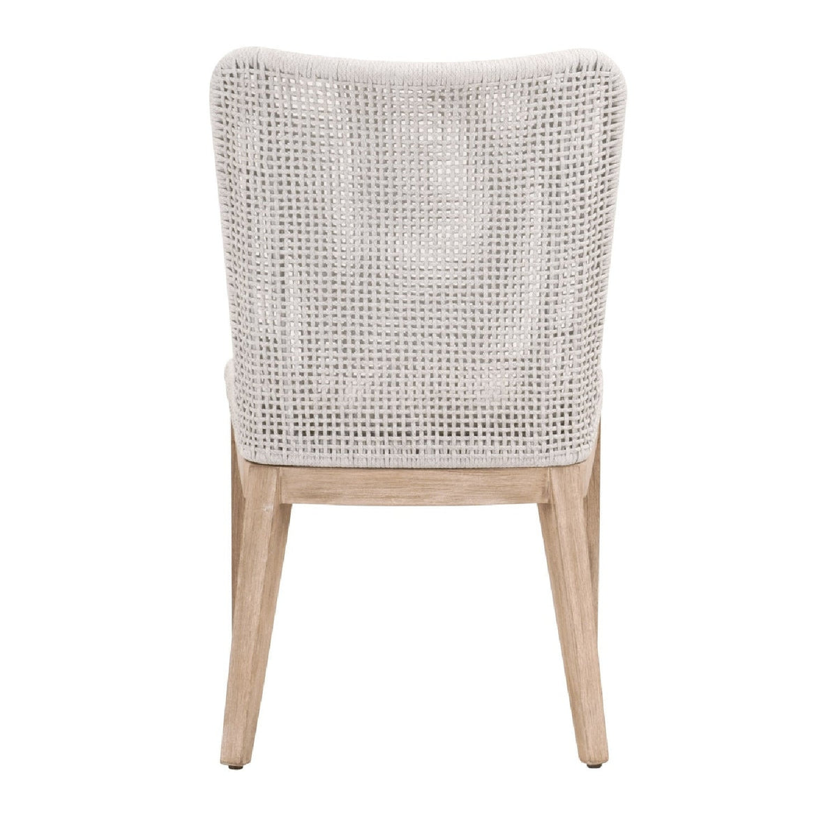 Modern European furniture - White Speckle Rope Dining Chairs (2) - www.oroa.com