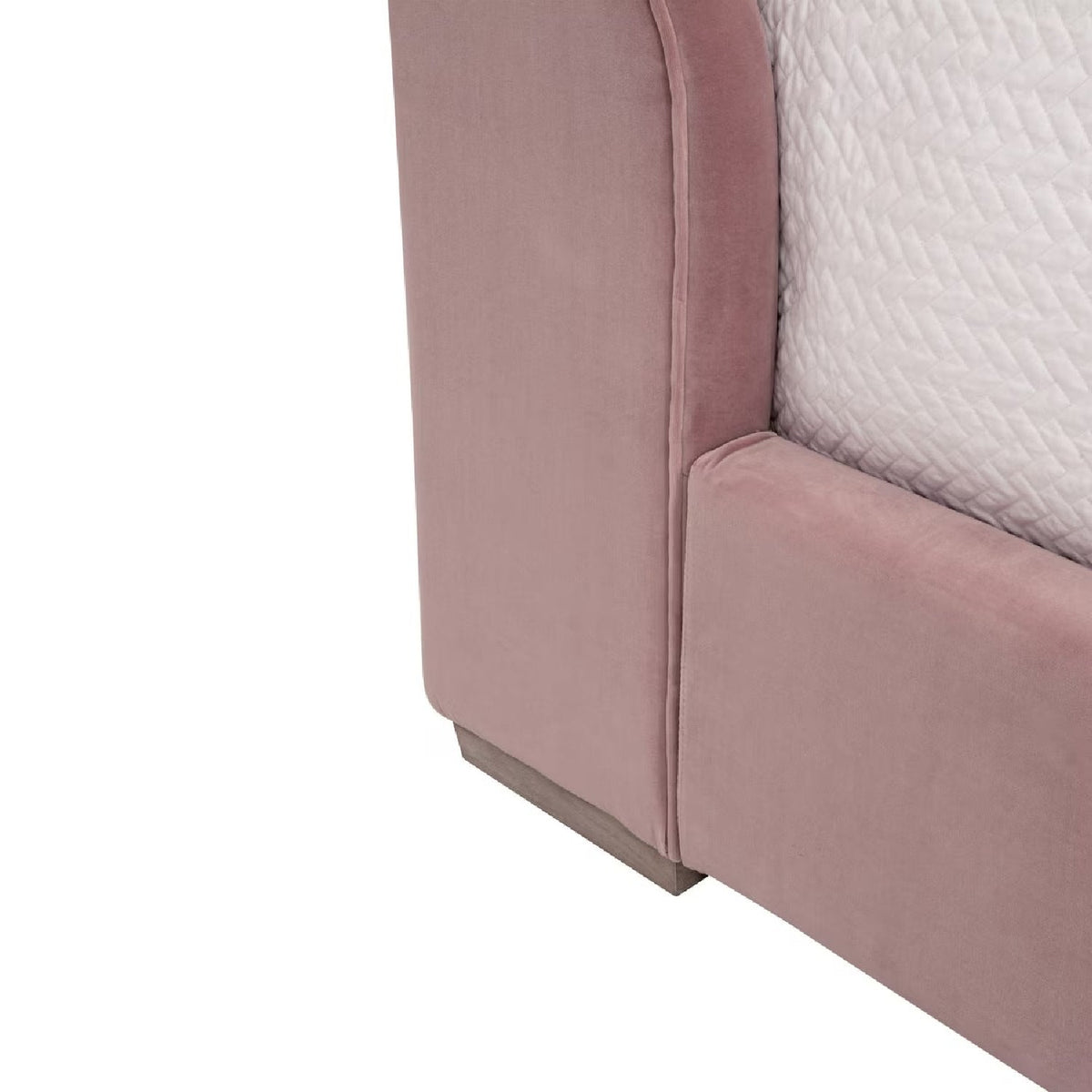Wing-Shaped Headboard Queen Bed | Living Essentials Balboa