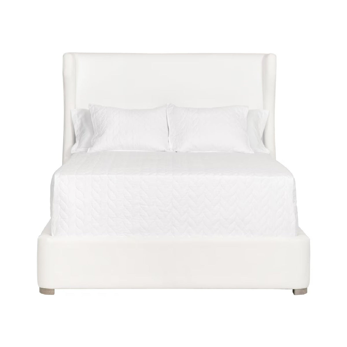 White Upholstered Bed | Living Essentials Balboa
