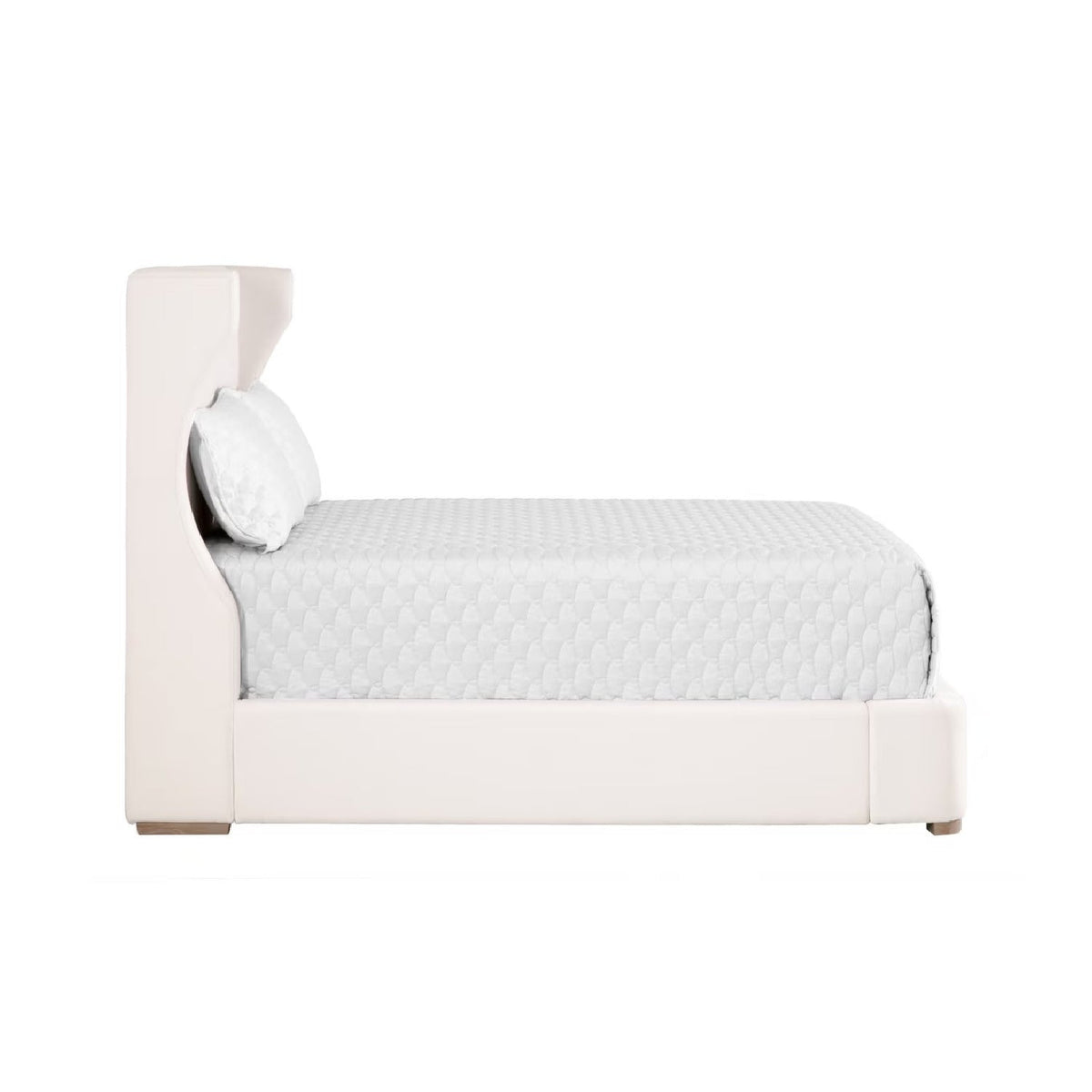 White Upholstered Bed | Living Essentials Balboa