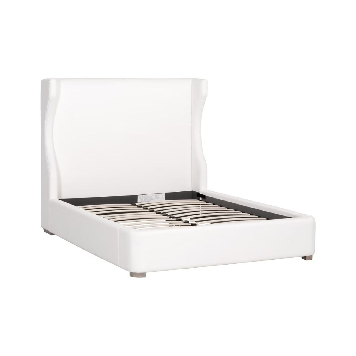White Upholstered Bed | Living Essentials Balboa
