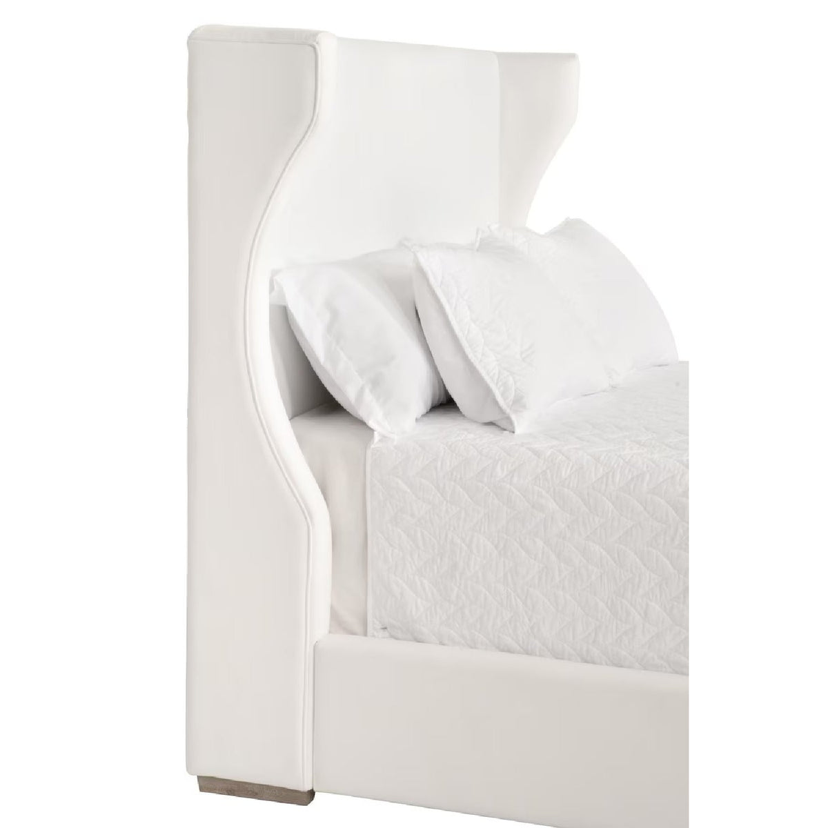 White Upholstered Bed | Living Essentials Balboa