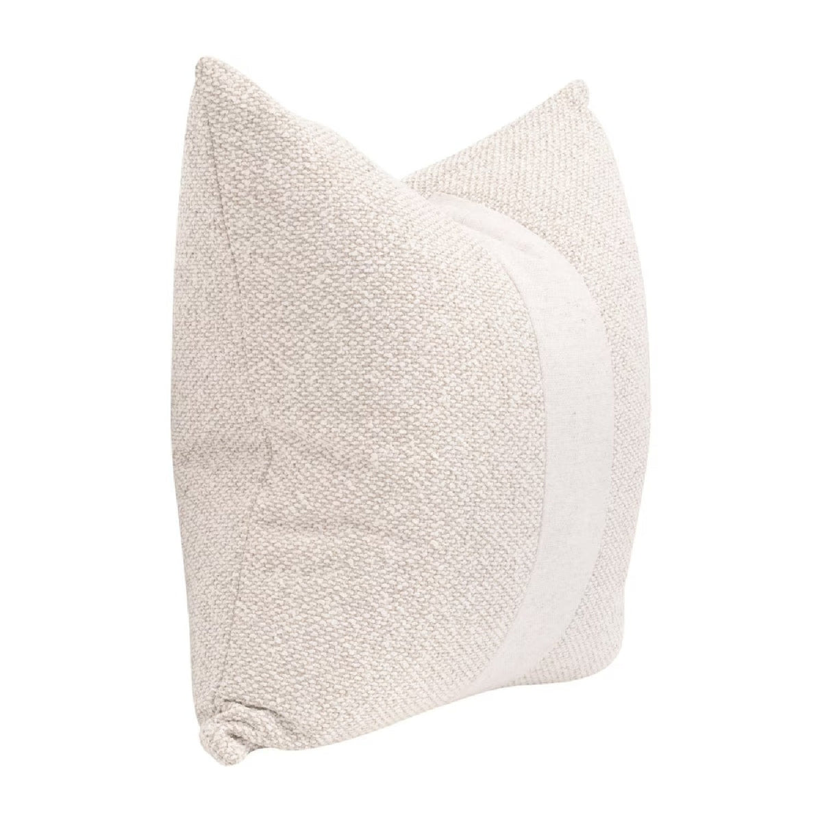 Modern European furniture - Cream Linen Stripe Pillows (2) - www.oroa.com
