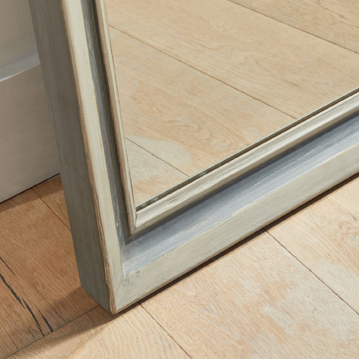 Two-Toned Pine Mirror | Living Essentials Caden