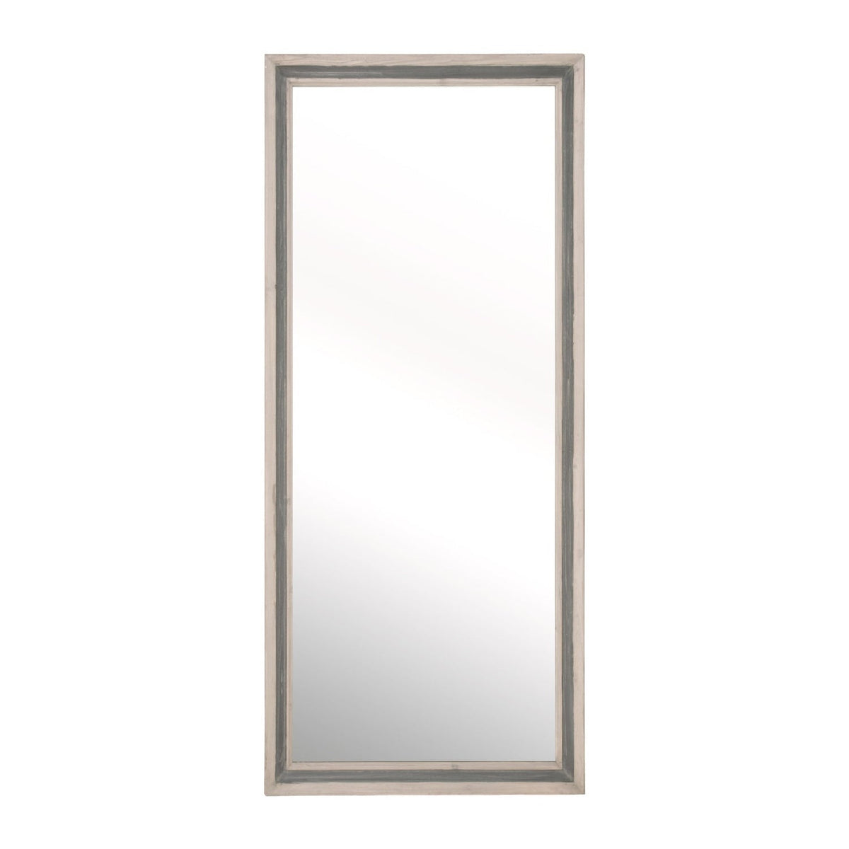 Two-Toned Pine Mirror | Living Essentials Caden