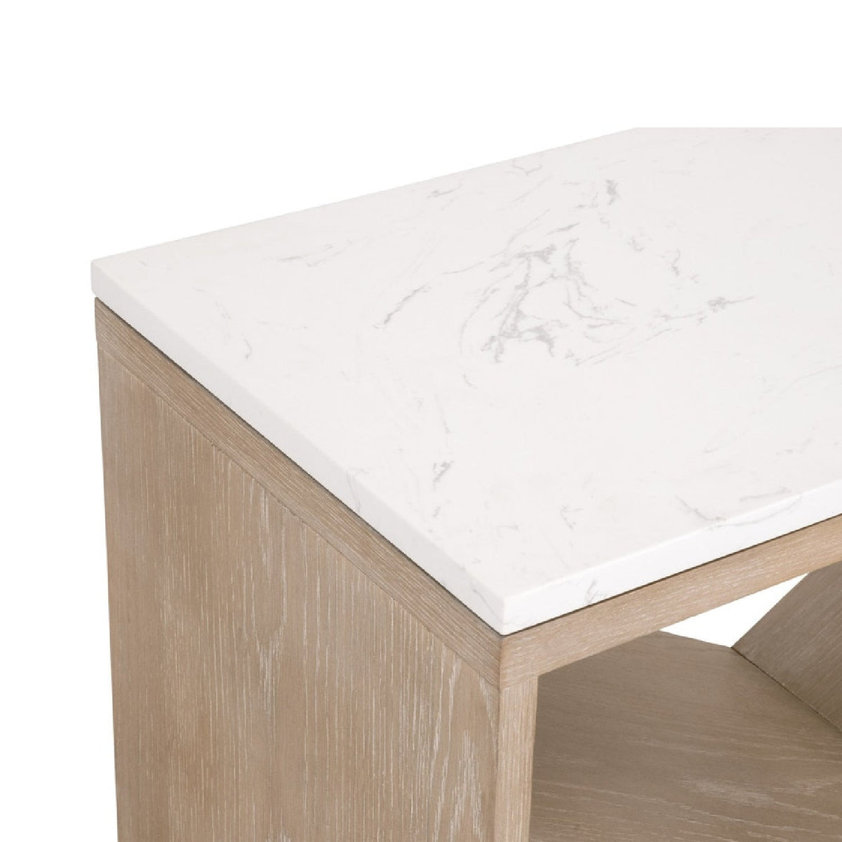 Crisscross Oak Console Table | Living Essentials Cellar