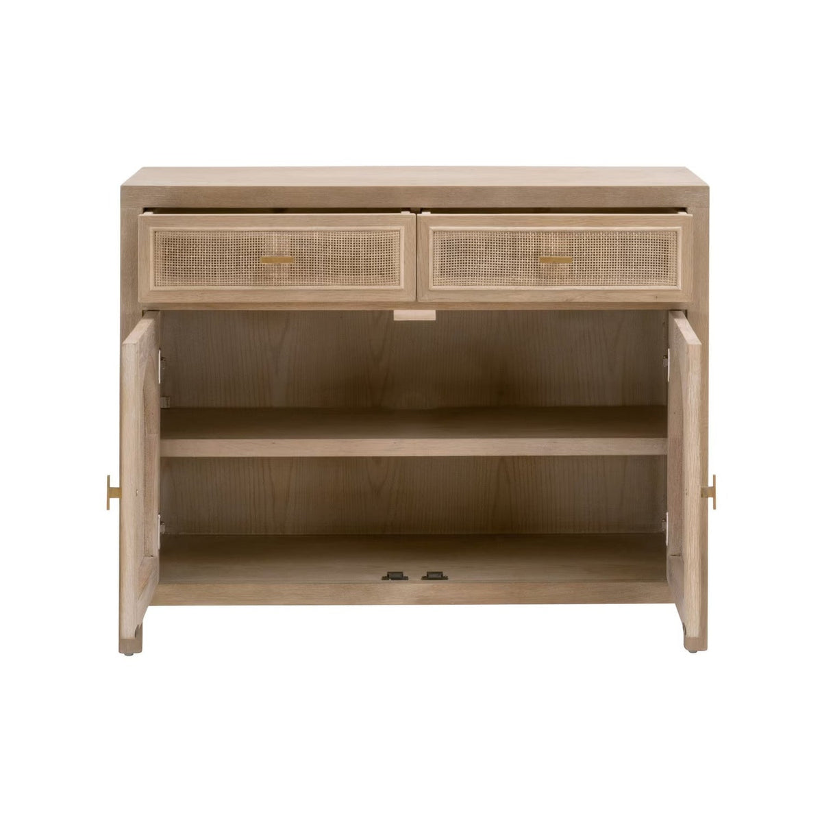 Modern European furniture - Smoked Gray Oak Media Cabinet - www.oroa.com