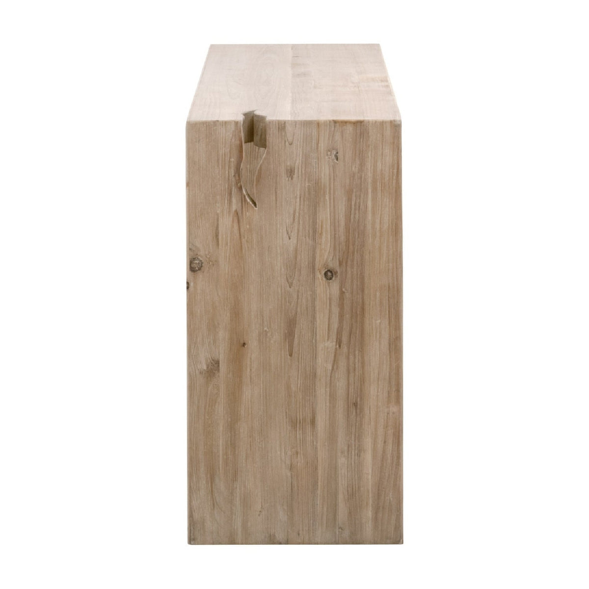 Natural Pine Wood Console Table | Living Essentials Reed