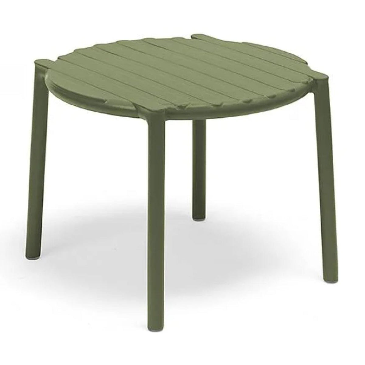 Slatted Round Outdoor Coffee Table | Nardi Doga