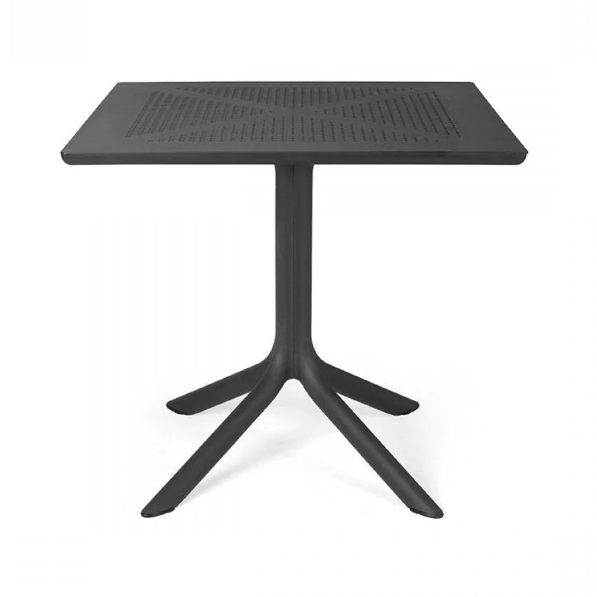 Perforated Square 4-Spoke Outdoor Dining Table | Nardi Clip